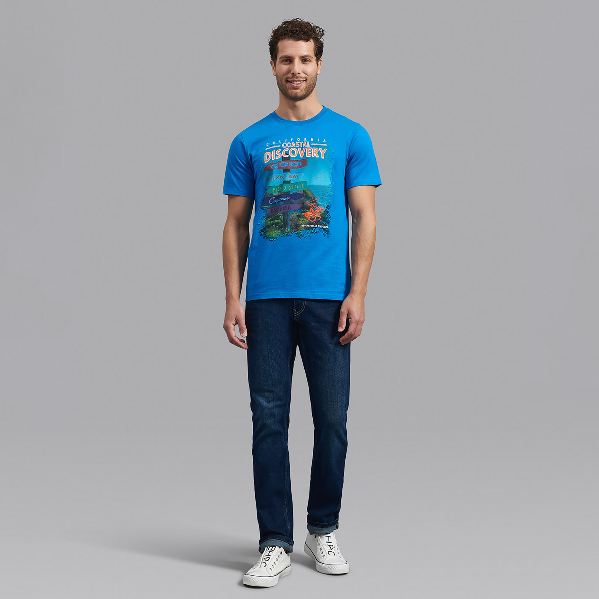 Beverly Hills Polo Club Men Blue Printed Crew Neck Short Sleeves T-Shirt-men-clothing-tshirtsandpolos-tshirts-image-7