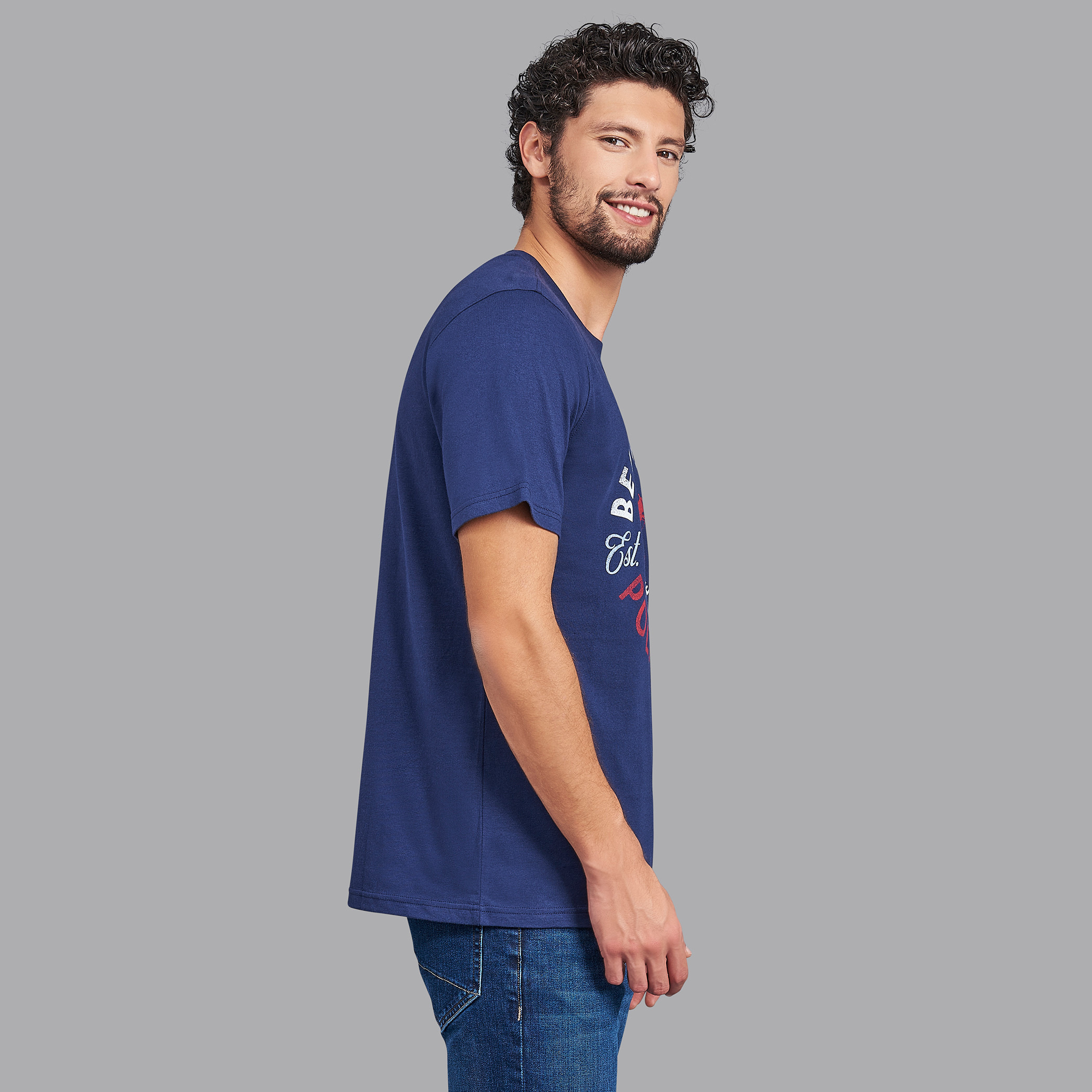 قميص بيفرلي هيلزبولو كلب رجالي أزرق كحلي ورقبة دائرية وأكمام قصيرة-men-clothing-tshirtsandpolos-tshirts-image-3