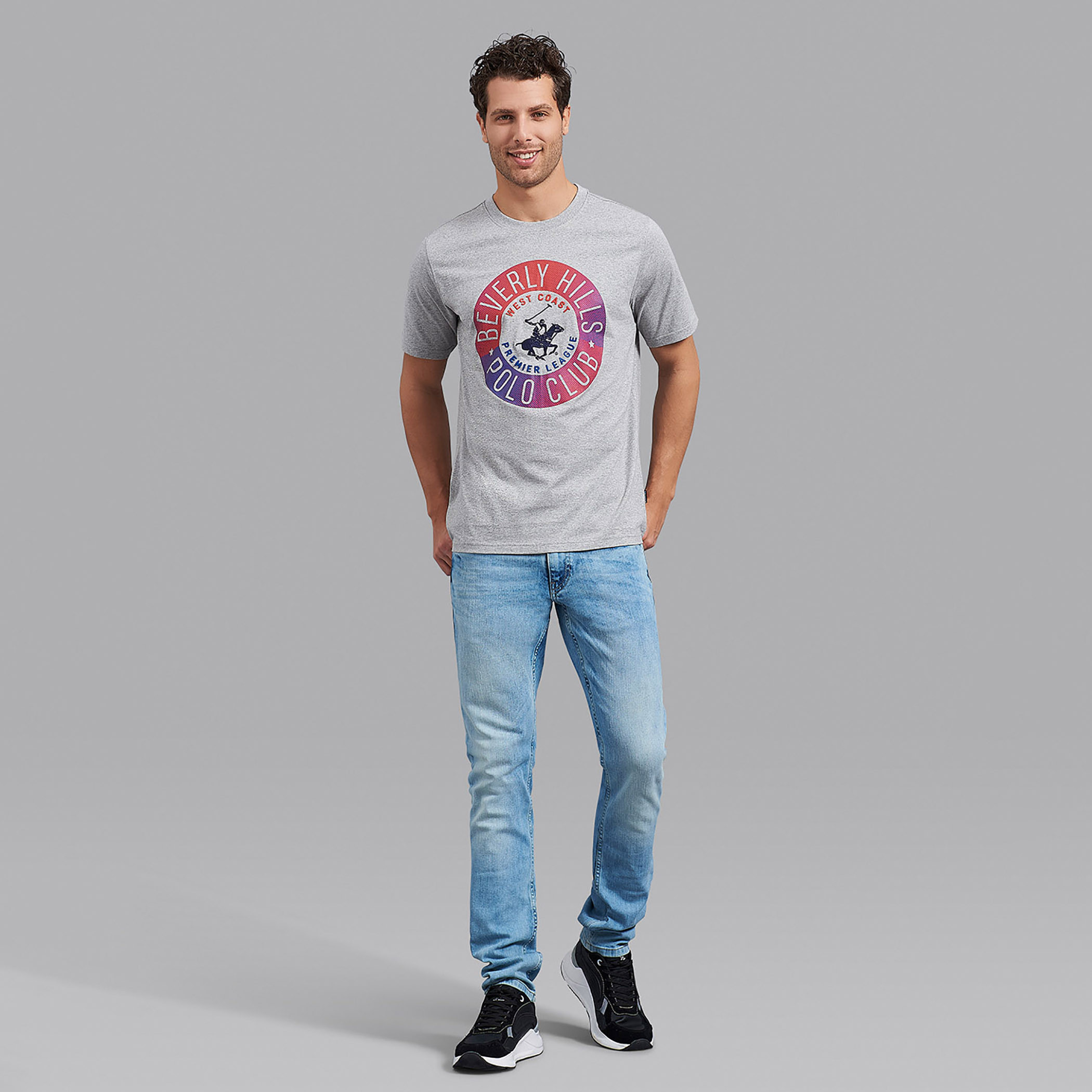 Beverly Hills Polo Club Men Grey Printed Crew Neck Short Sleeves T-Shirt-men-clothing-tshirtsandpolos-tshirts-image-7