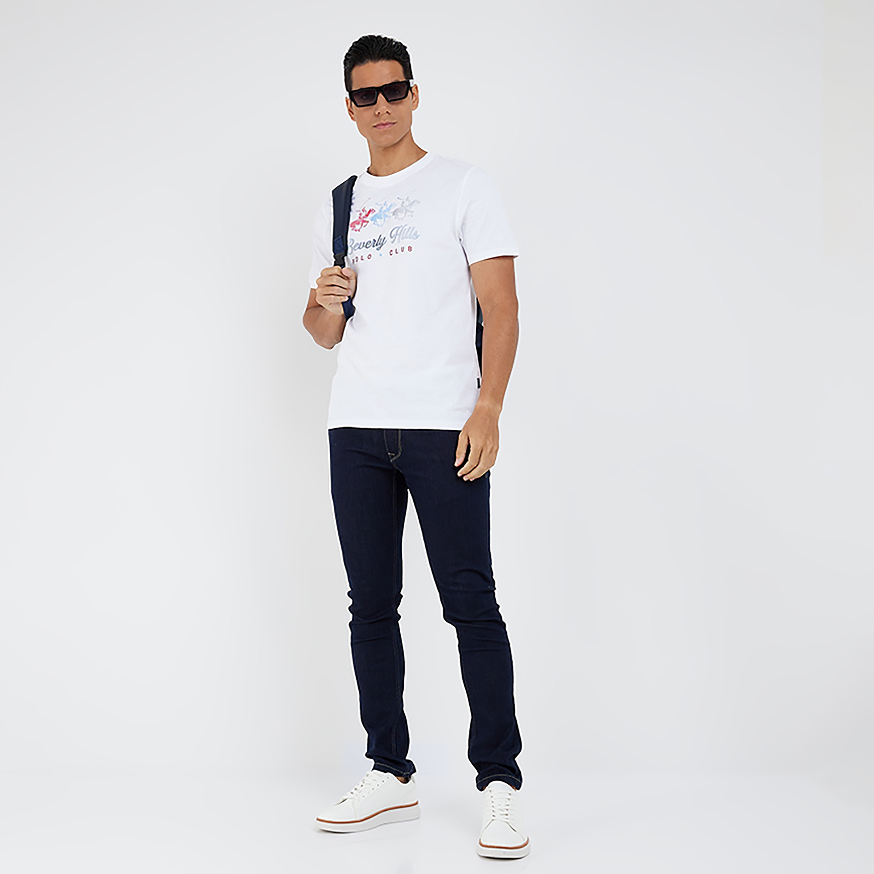 تي شيرت بيفرلي هيلز بولو كلوب بياقة مستديرة وأكمام قصيرة مع شعار-men-clothing-tshirtsandpolos-tshirts-image-6