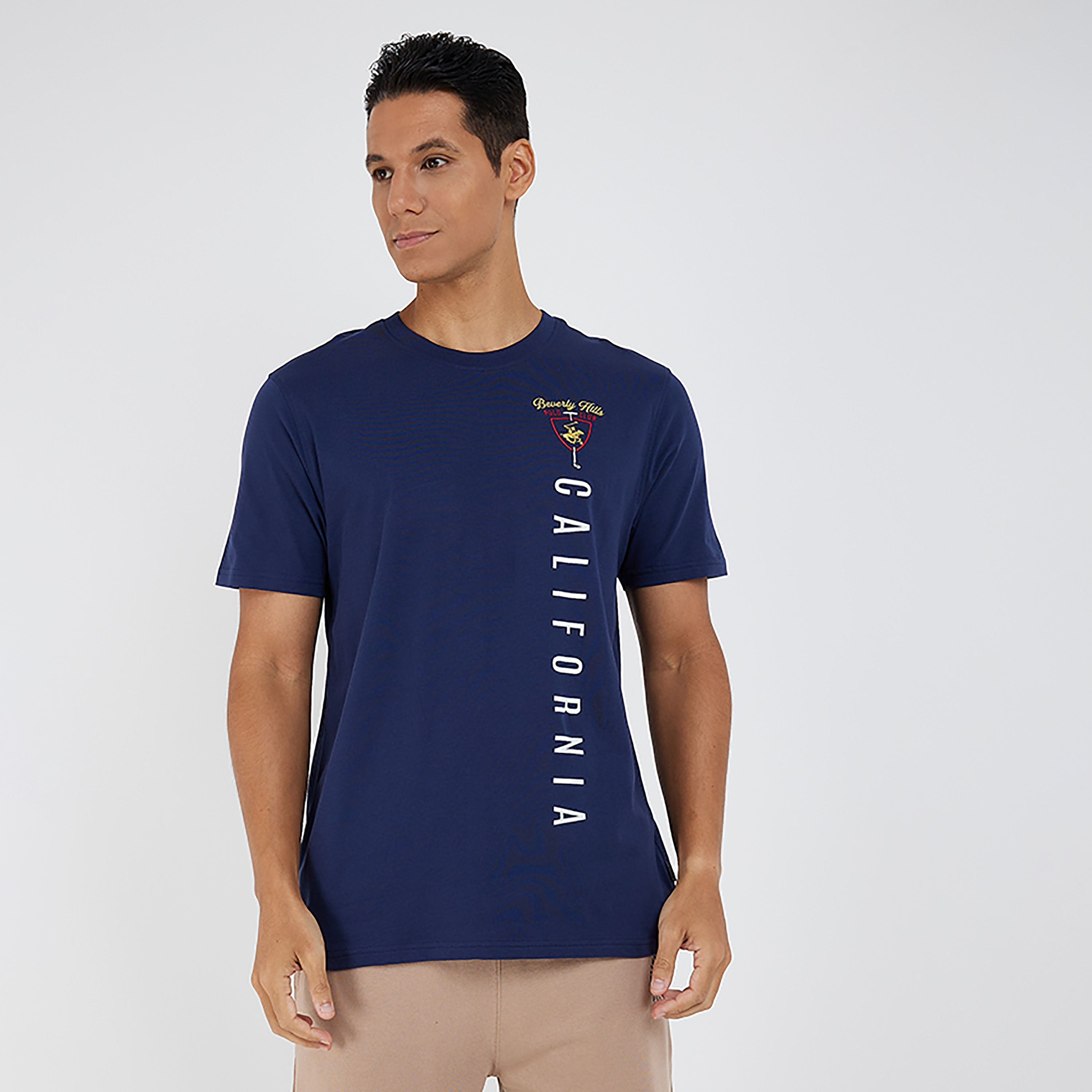 Beverly Hills Polo Club Printed Crew Neck Short Sleeves T-Shirt-men-clothing-tshirtsandpolos-tshirts-image-1