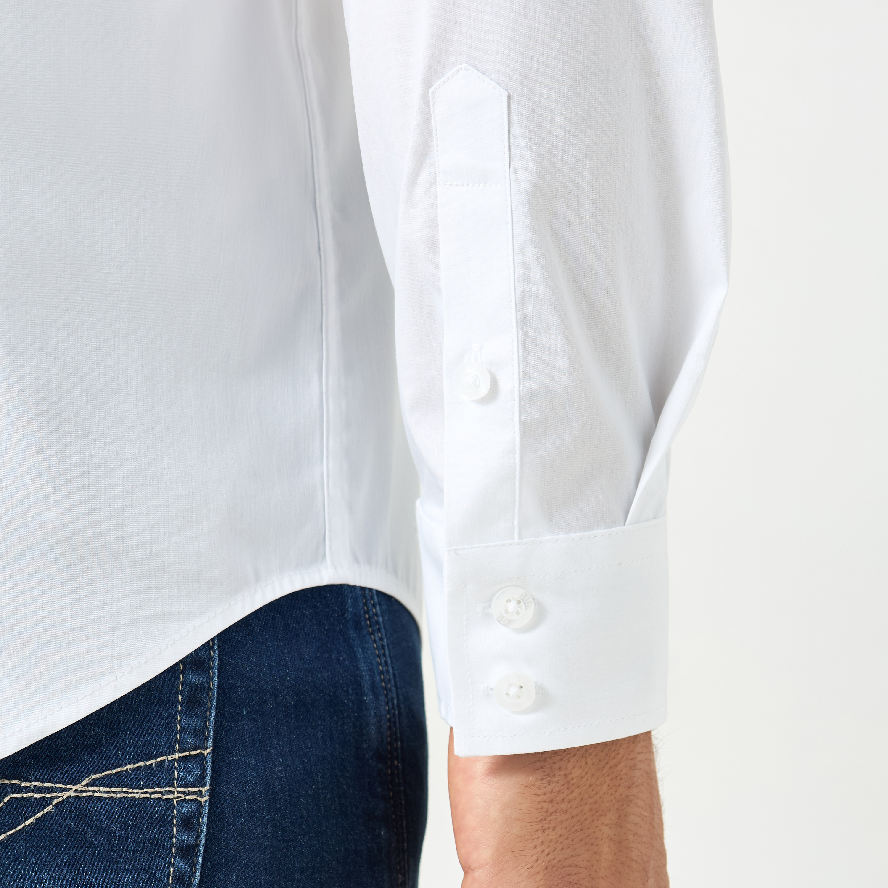 قميص سادة بأكمام طويلة من جيس-men-clothing-shirts-image-5