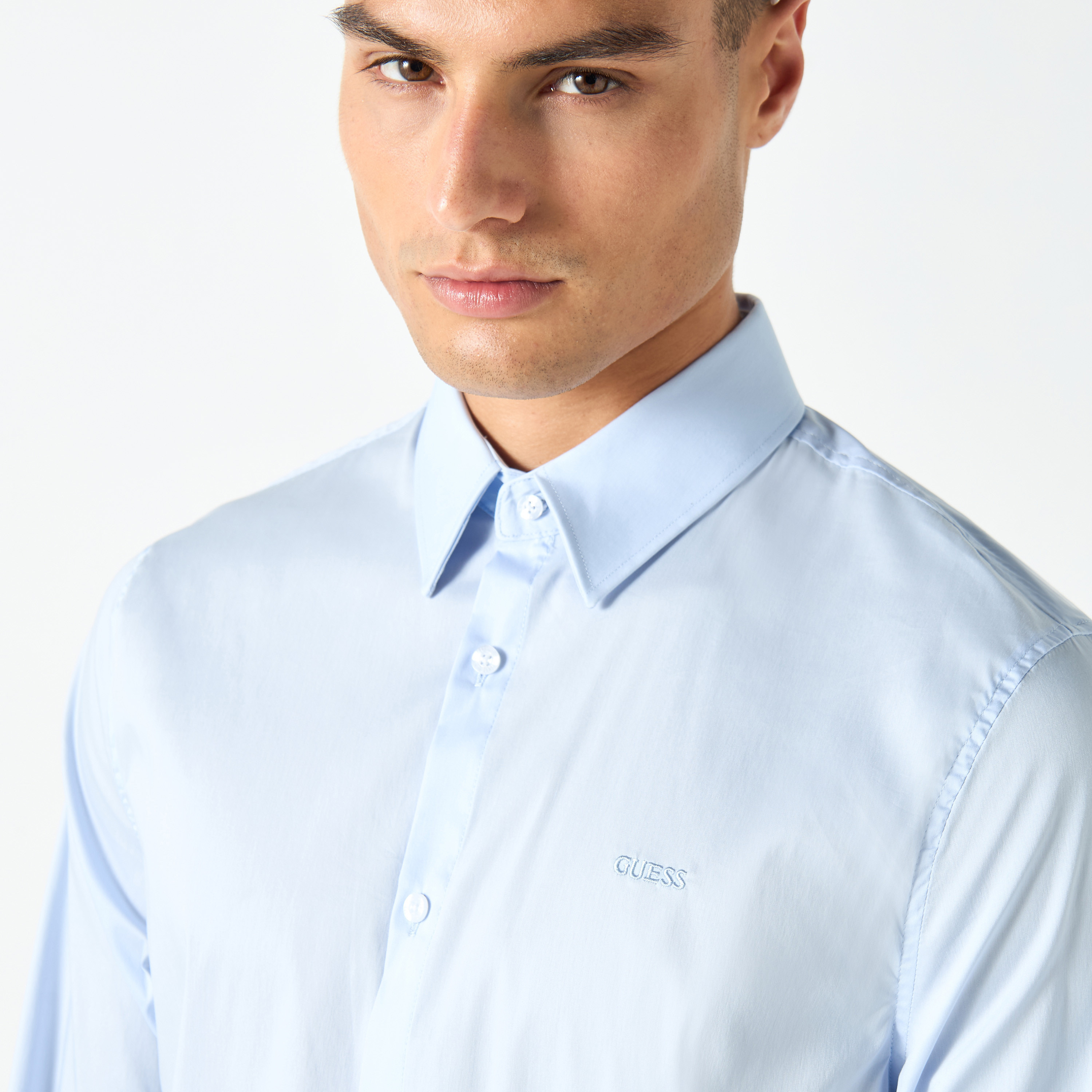 قميص سادة بأكمام طويلة من جيس-men-clothing-shirts-image-5