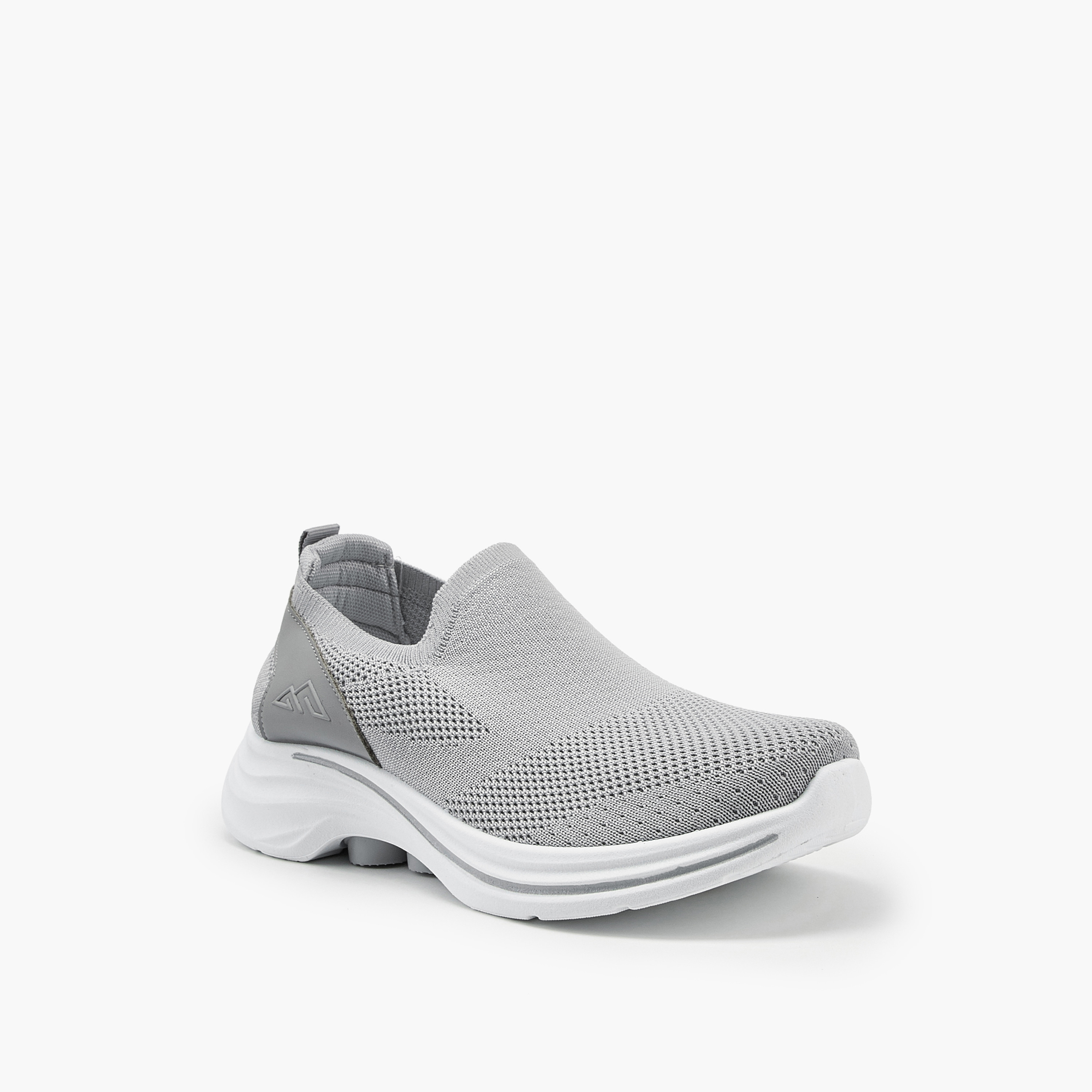 Oaklan by Shoexpress Textured Slip-On Sports Shoes with Pull Tab-sports-women-shoes-image-2