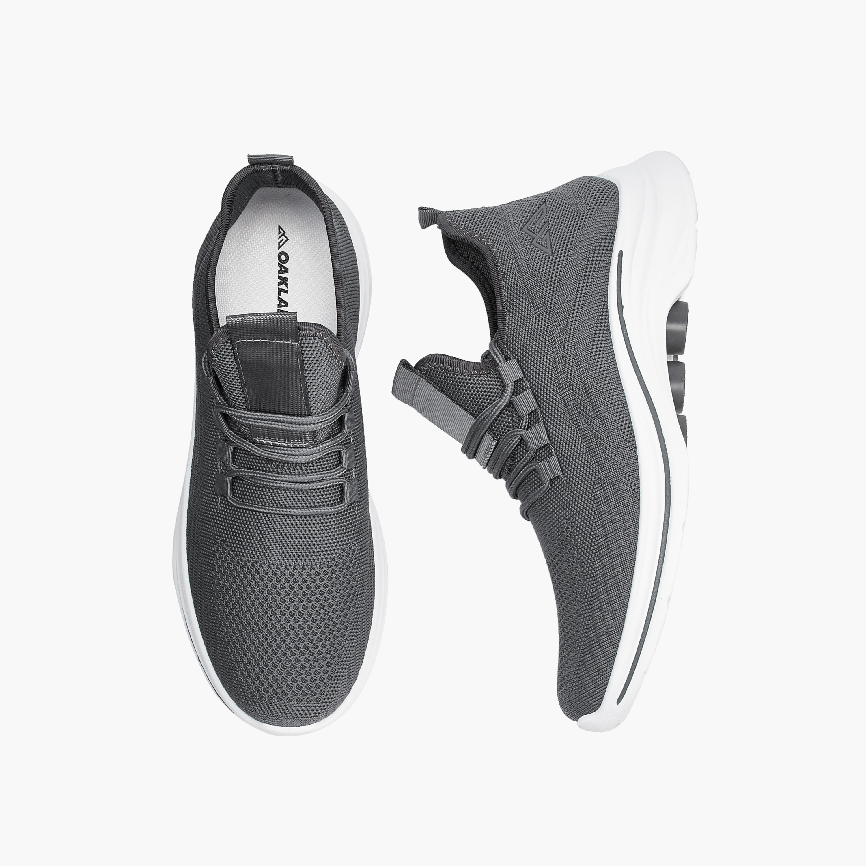 Oaklan by Shoexpress Mesh Detail Lace-Up Sports Shoes-sports-men-shoes-image-1