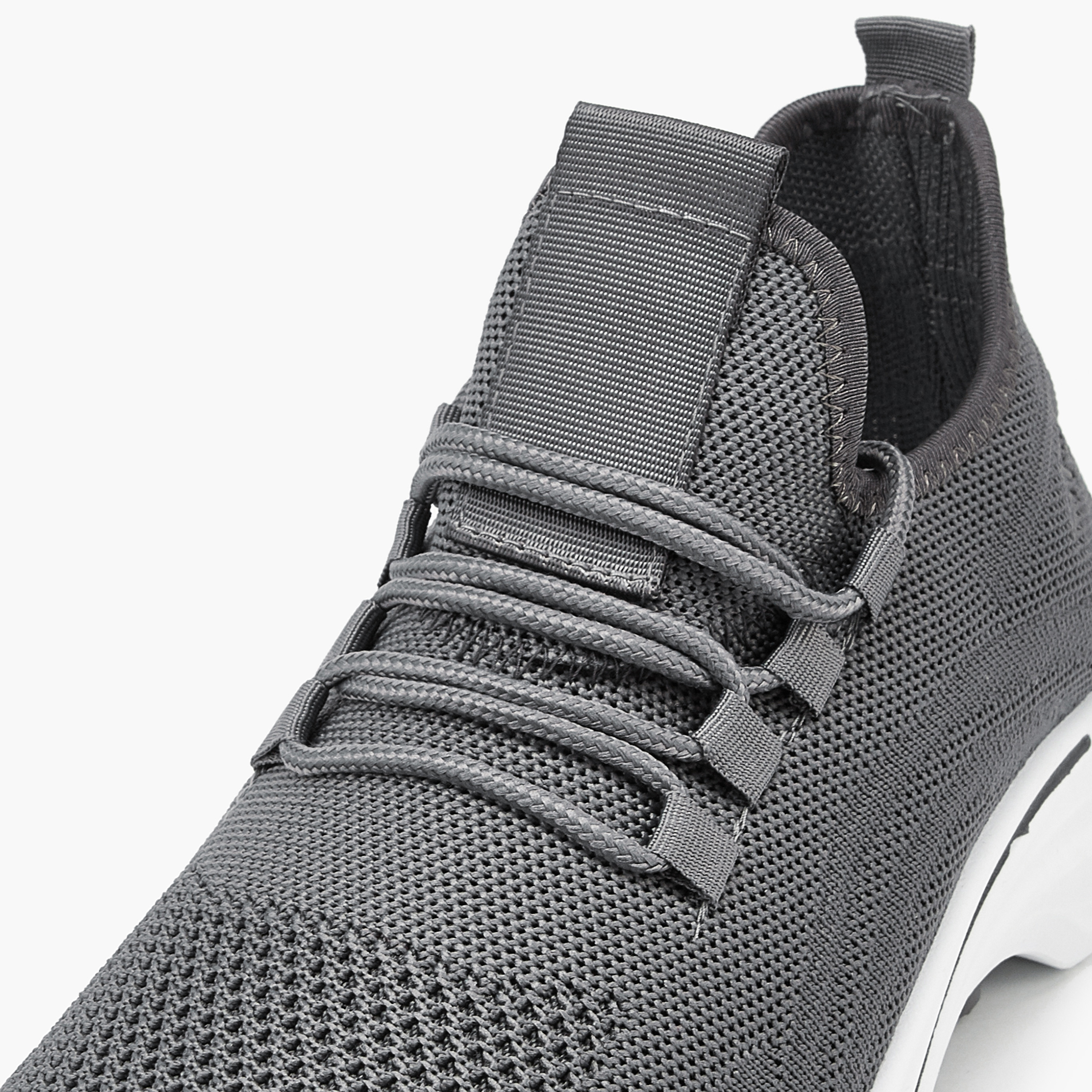Oaklan by Shoexpress Mesh Detail Lace-Up Sports Shoes-sports-men-shoes-image-4