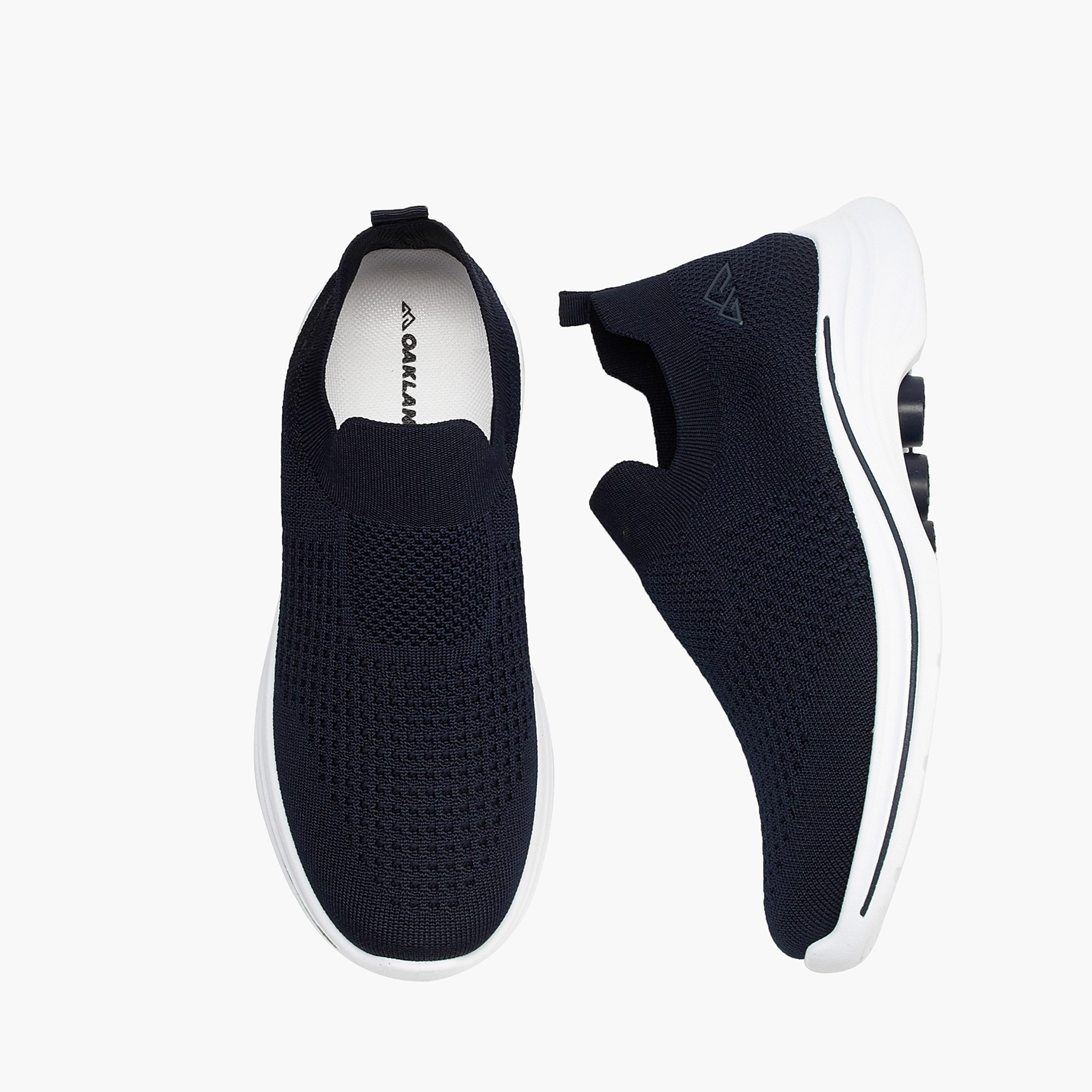 Oaklan by Shoexpress Textured Slip-On Sports Shoes with Pull Tab-sports-men-shoes-image-1
