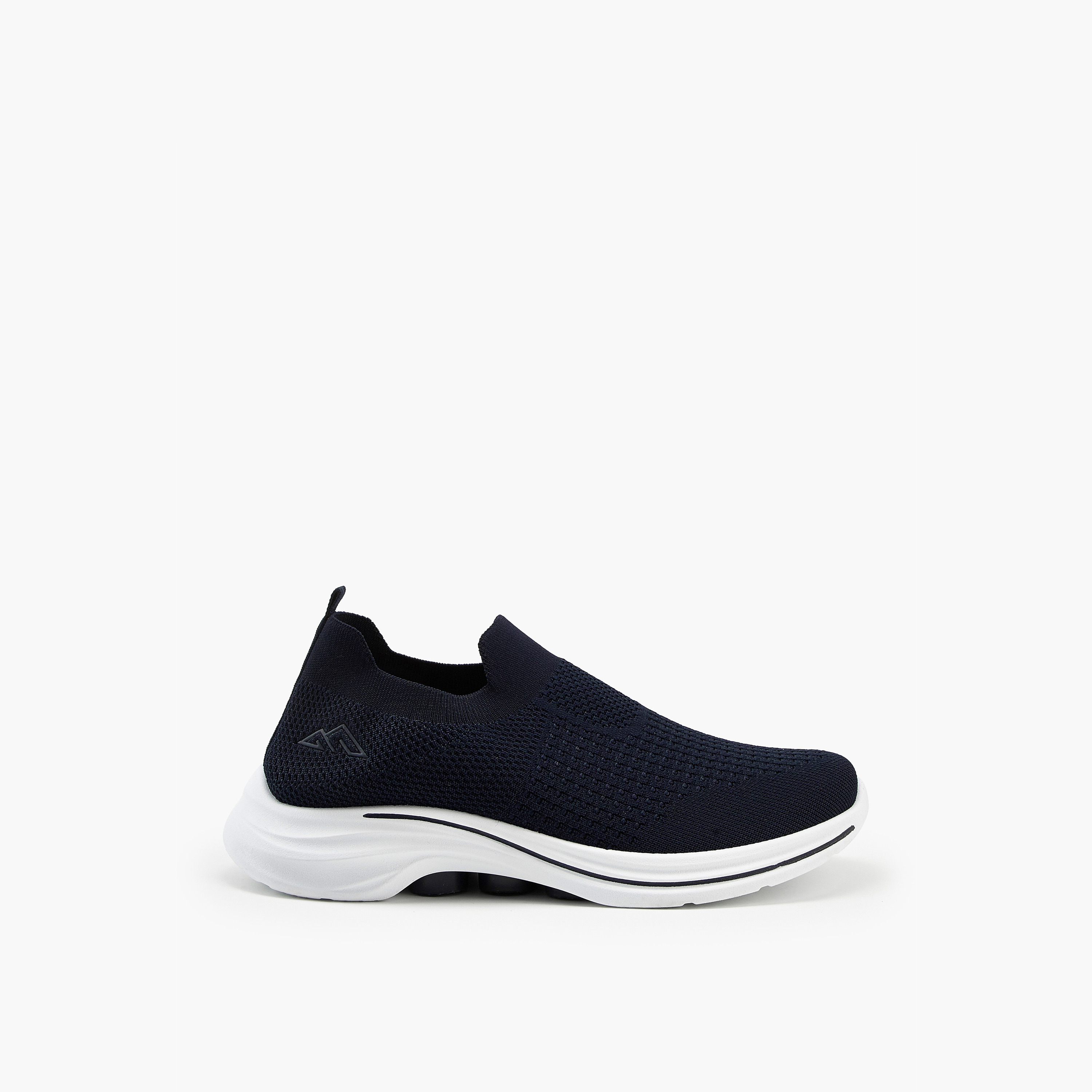 Oaklan by Shoexpress Textured Slip-On Sports Shoes with Pull Tab-sports-men-shoes-image-2