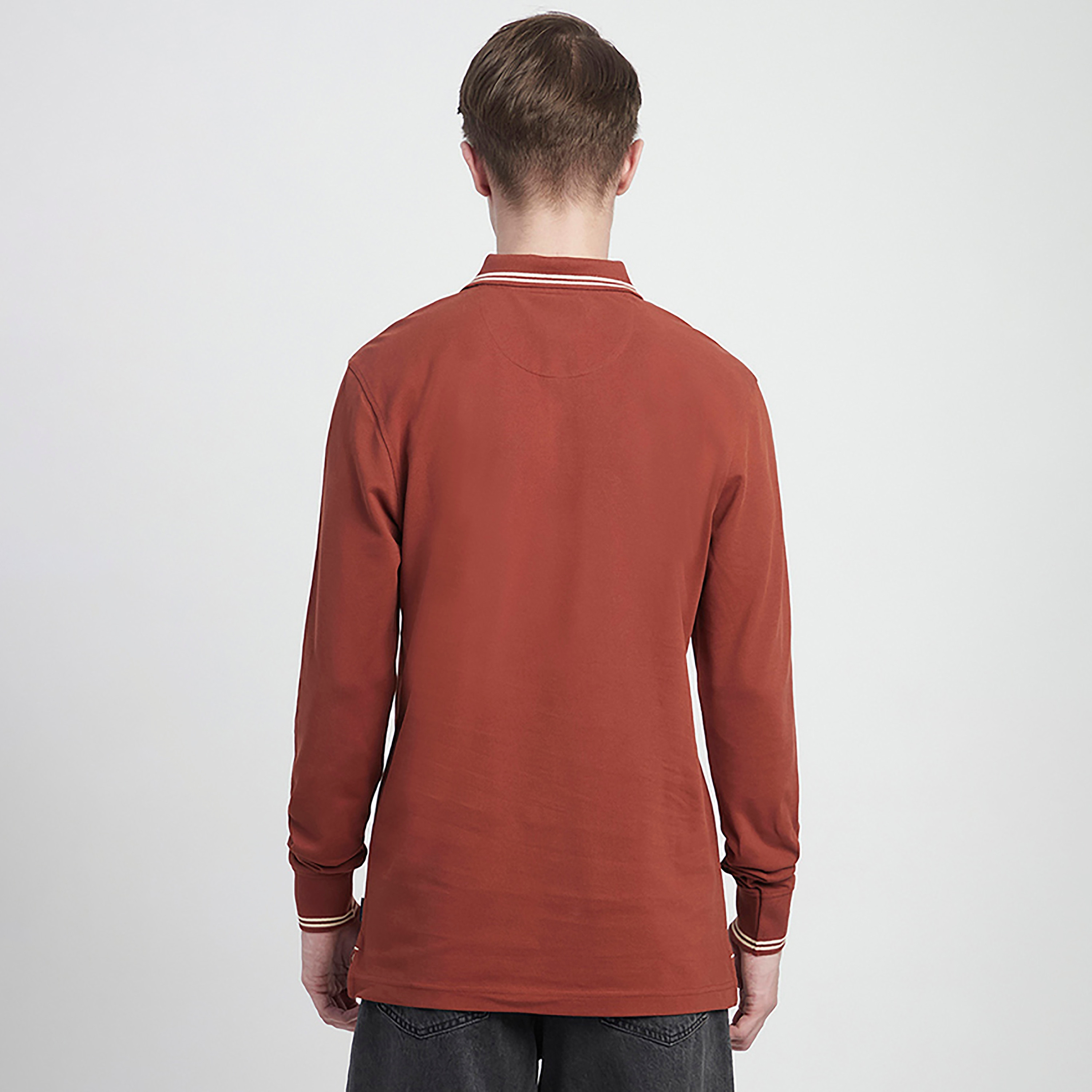 تيشيرت بولو رجالي بياقة وأكمام طويلة من بيفرلي هيلز بولو كلوب-men-clothing-tshirtsandpolos-polos-image-8