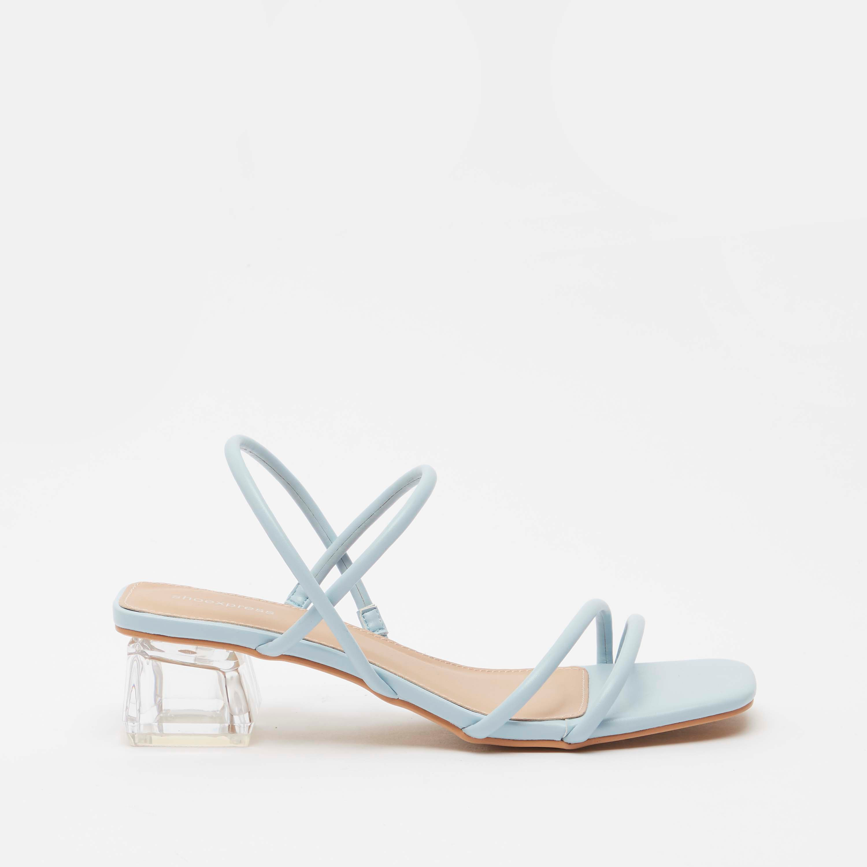 Solid Slide Sandals with Block Heels and Back Strap-women-shoes-heels-image-1