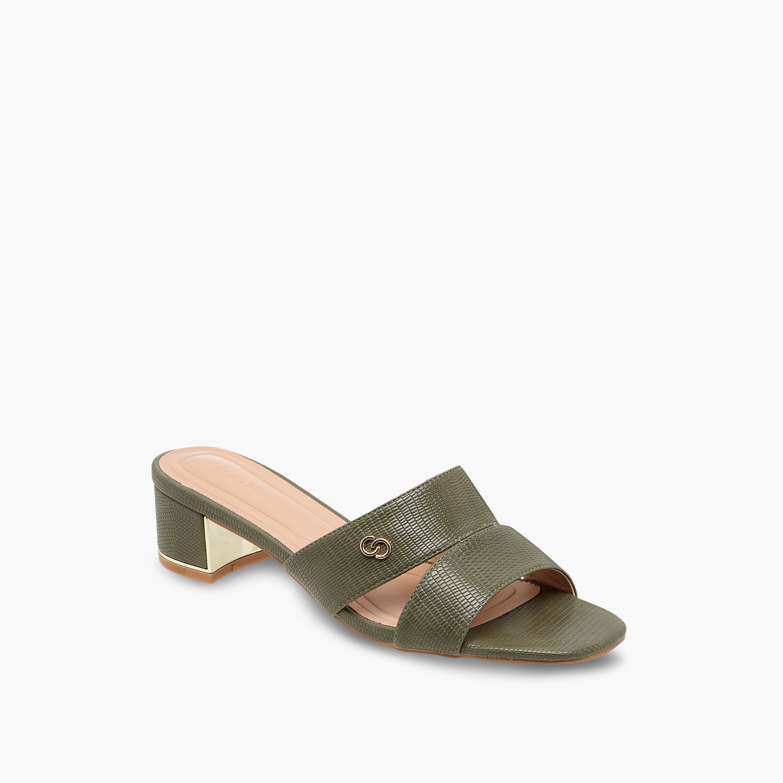 Celeste Women's Textured Slip-On Sandals with Block Heels-women-shoes-sandals-heeled-image-2