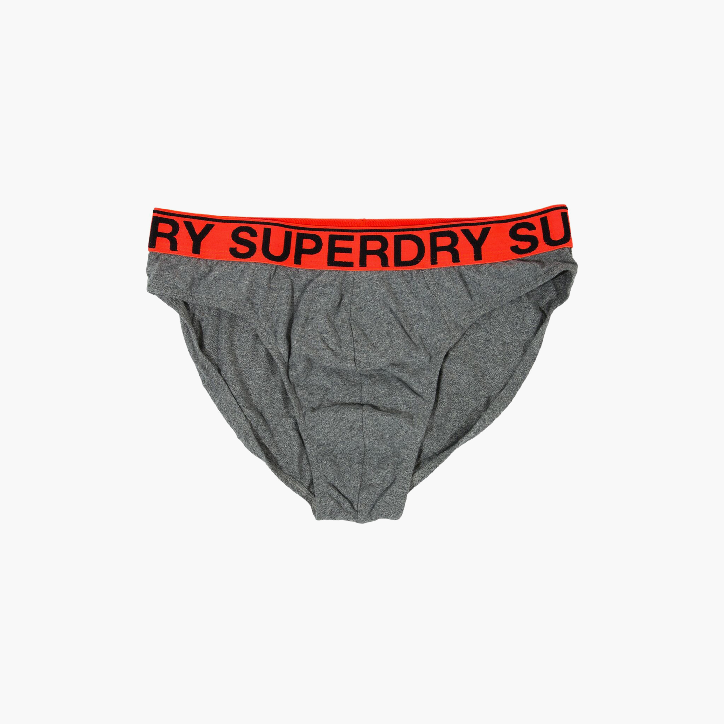 Superdry Pack of 3 Brand Print Waistband Briefs