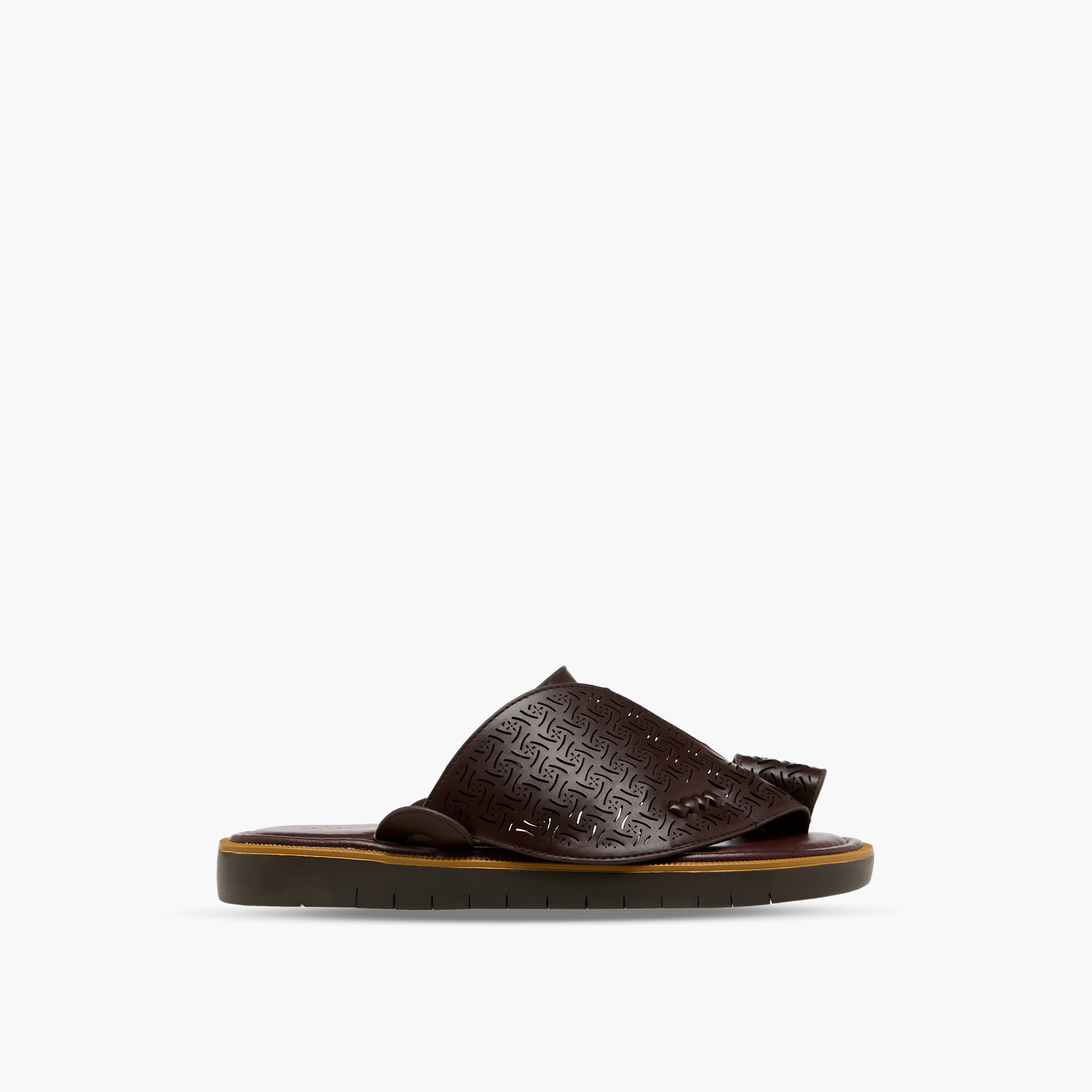 Al Waha Men Textured Arabic Sandals-men-shoes-sandals-image-3