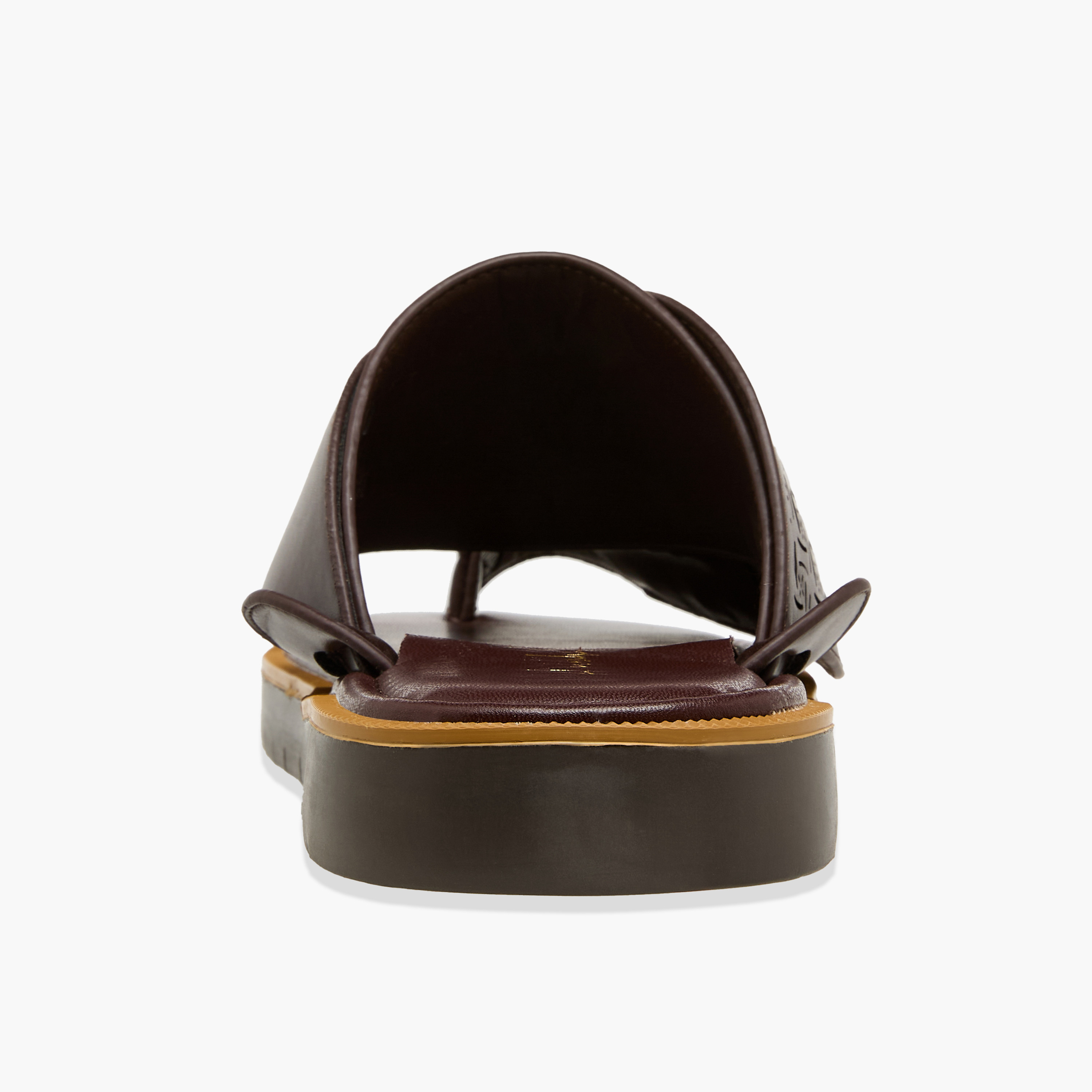 Al Waha Men Textured Arabic Sandals-men-shoes-sandals-image-5