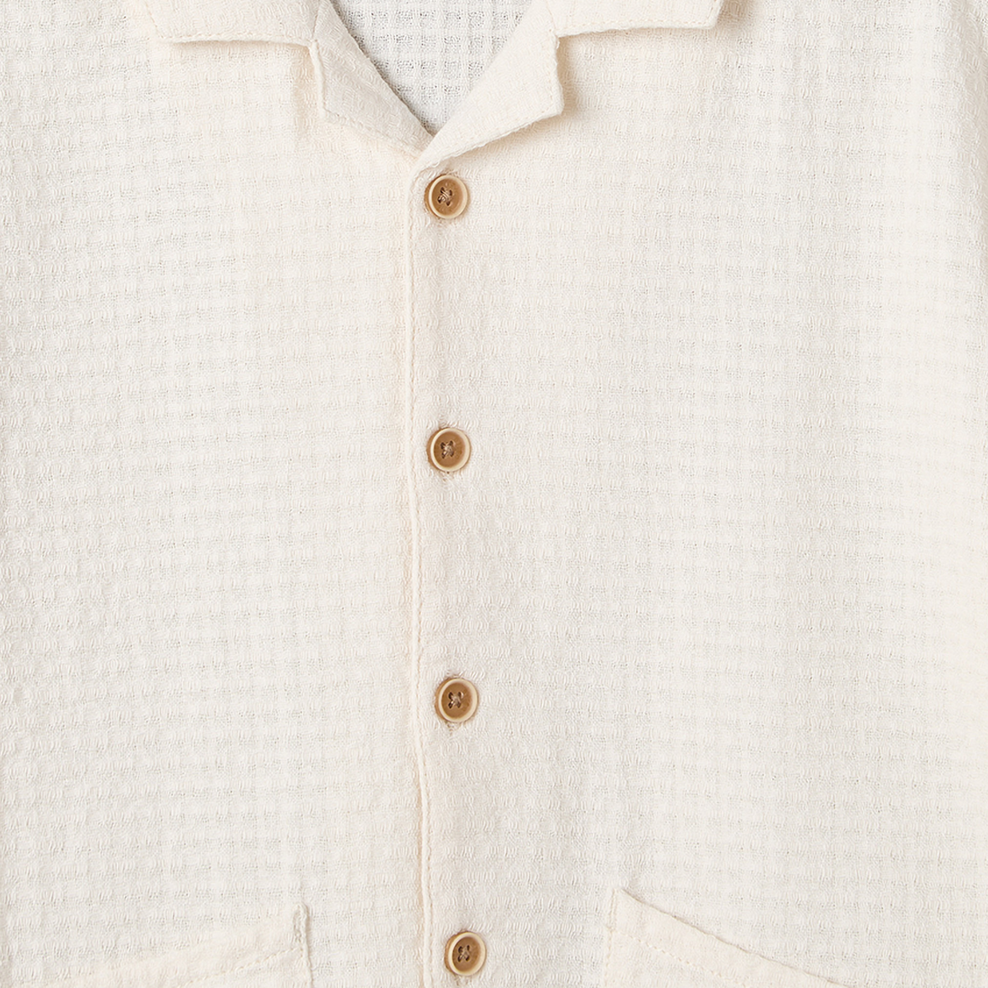 Short Sleeves Shirt with Texture Design-boys-clothing-shirts-image-4