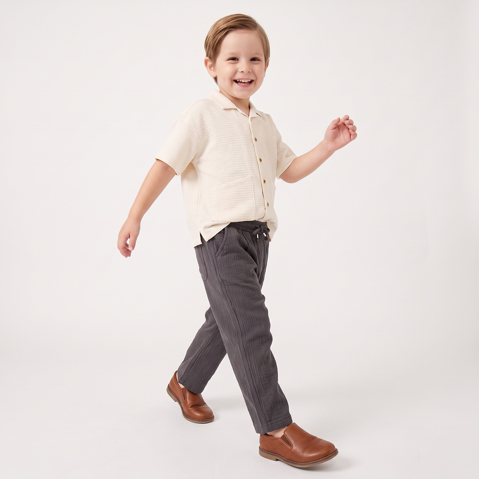 بنطلون بقصة مريحة وجيوب وخصر مطاطي برباط إغلاق من إليجو-boys-clothing-bottoms-trousers-image-5