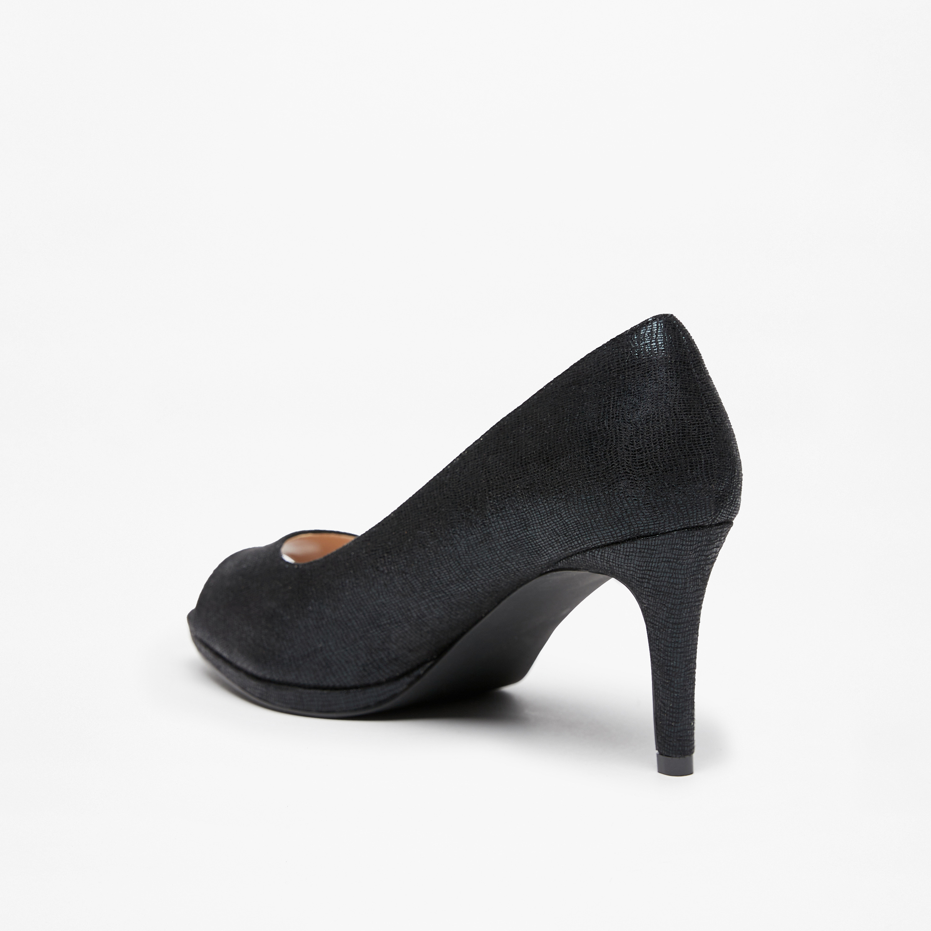 حذاء كلاسكي بارز الملمس بفتحة إصبع وكعب ستيليتو للنساء من سيليست-women-shoes-sandals-heeled-image-7