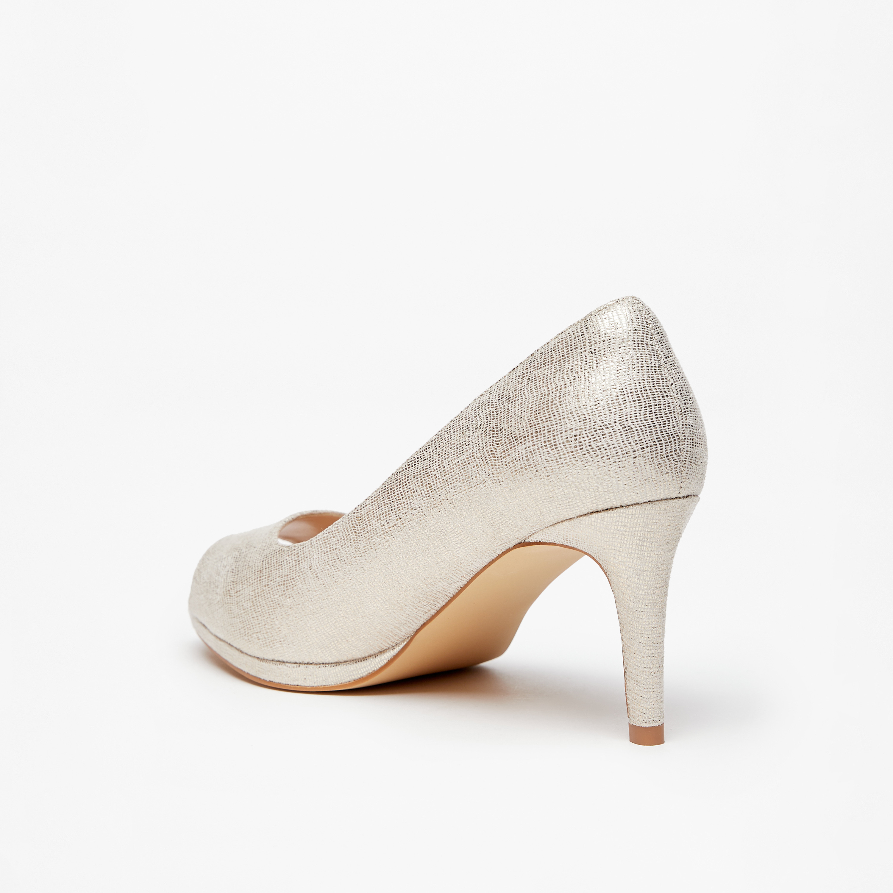 حذاء كلاسكي بارز الملمس بفتحة إصبع وكعب ستيليتو للنساء من سيليست-women-shoes-sandals-heeled-image-2