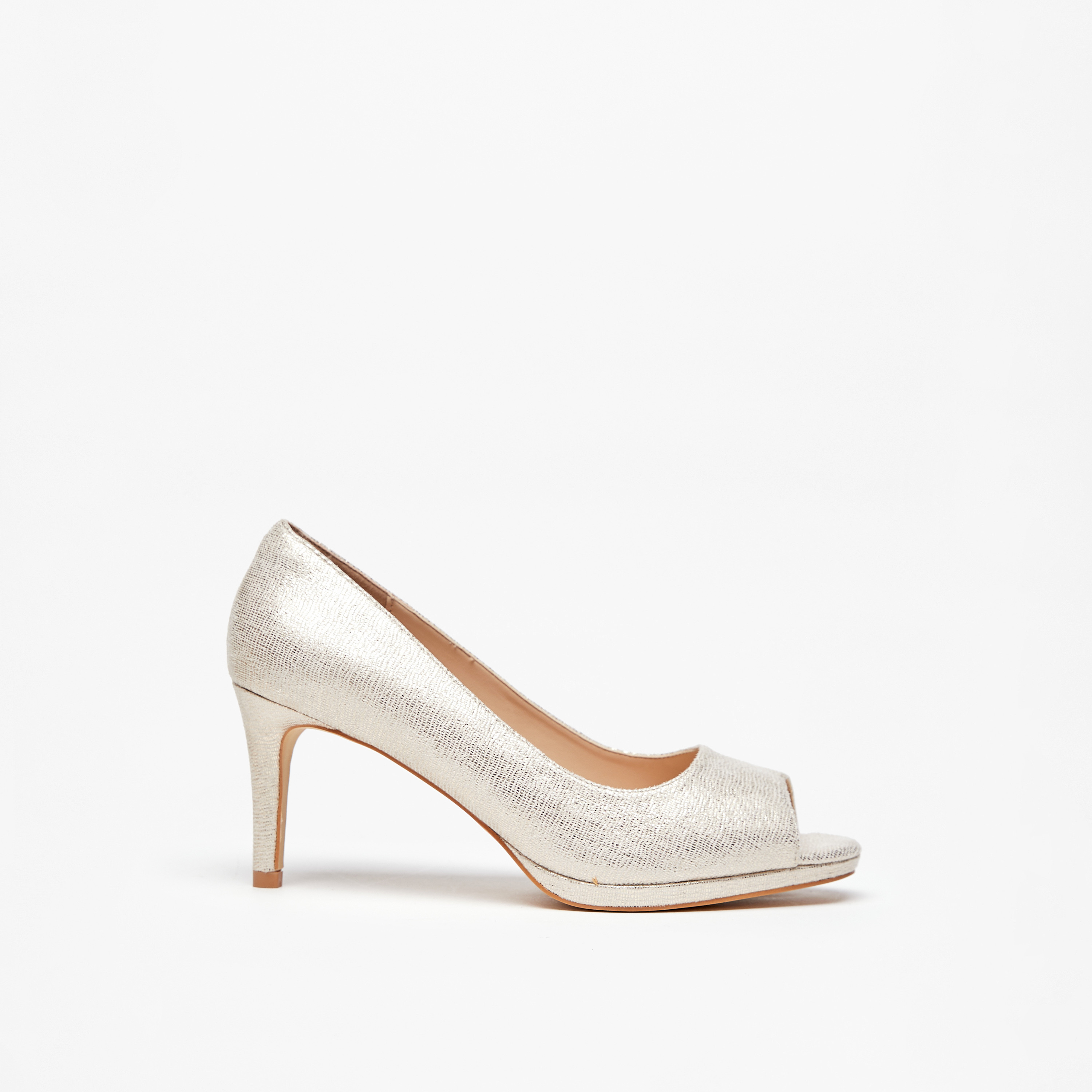 حذاء كلاسكي بارز الملمس بفتحة إصبع وكعب ستيليتو للنساء من سيليست-women-shoes-sandals-heeled-image-3