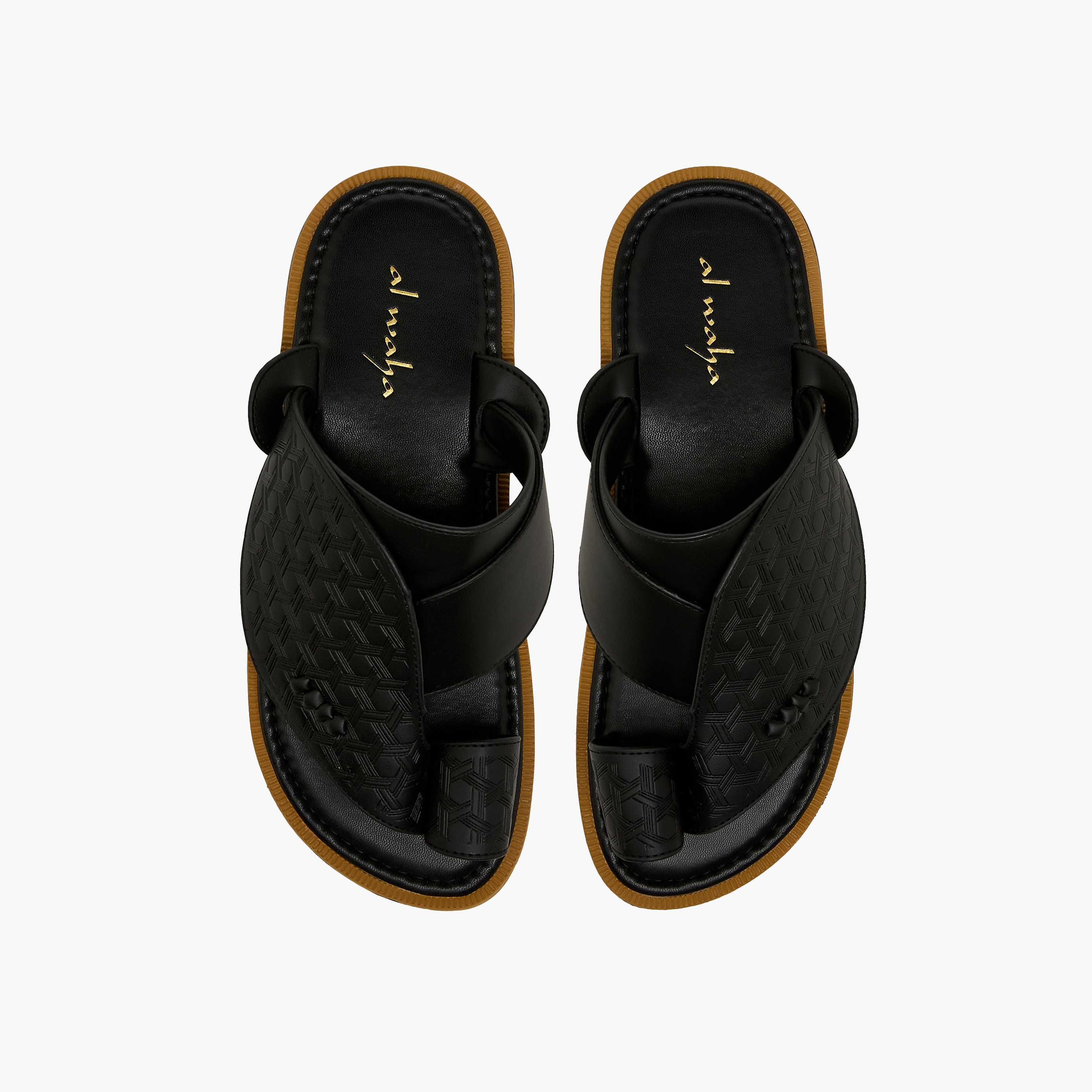 صندل عربي بارز الملمس للرجال من الواحة-men-shoes-sandals-image-1