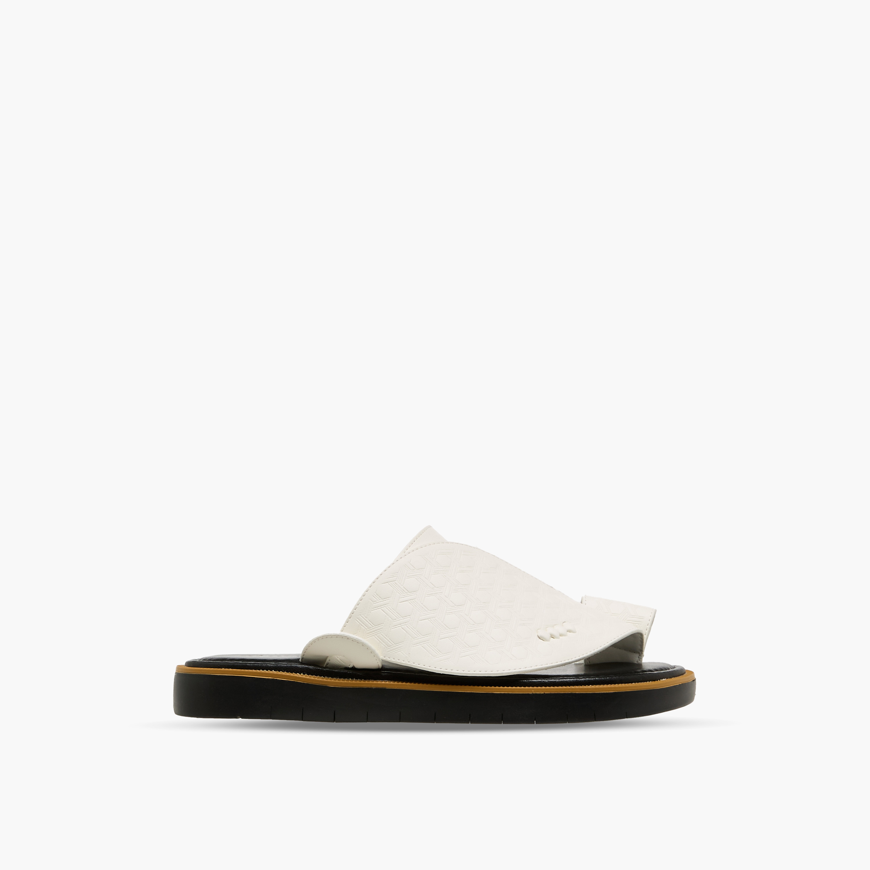 Al Waha Men Textured Arabic Sandals-men-shoes-sandals-image-3