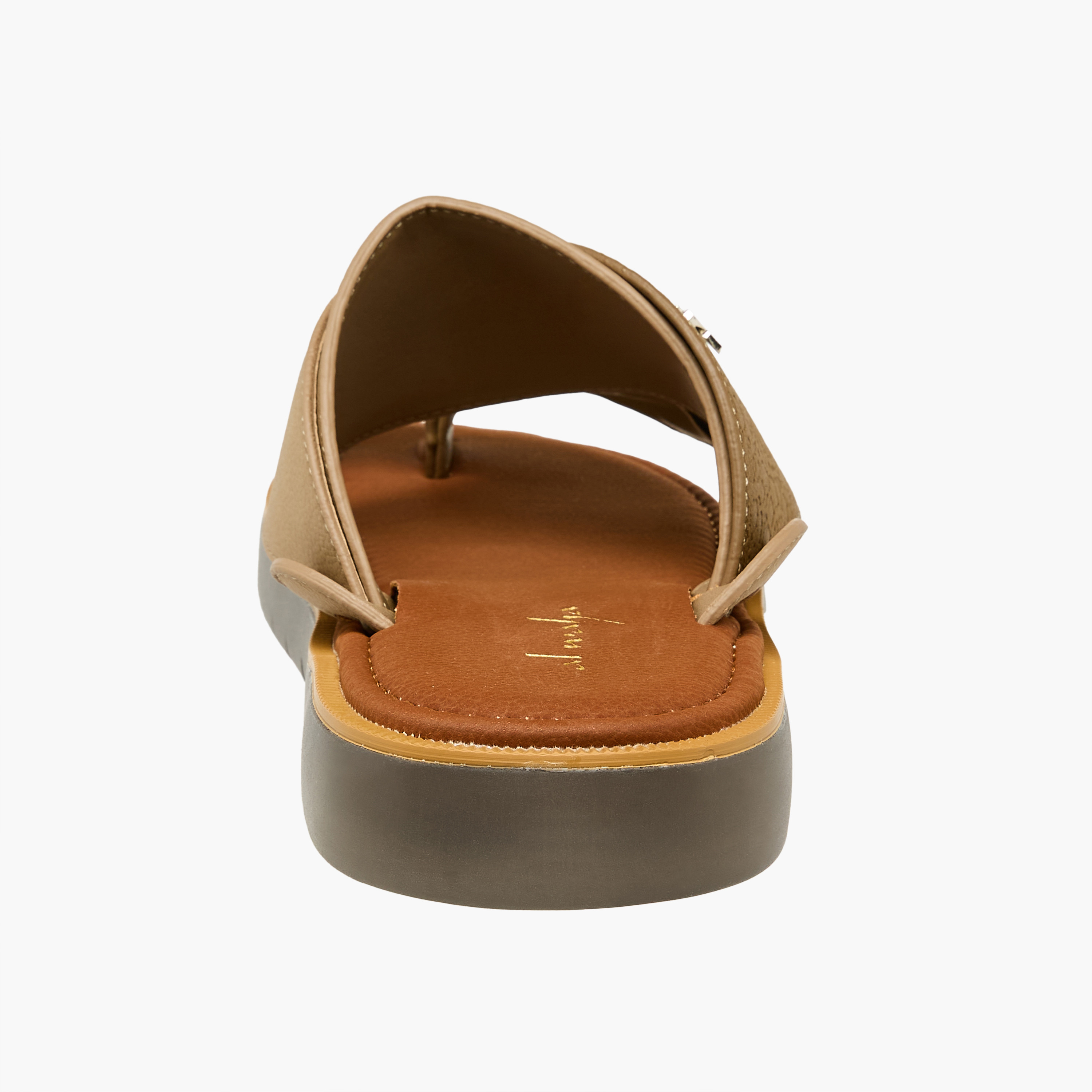 صندل بتفاصيل حلقة أصبع للرجال من الواحة-men-shoes-sandals-image-5