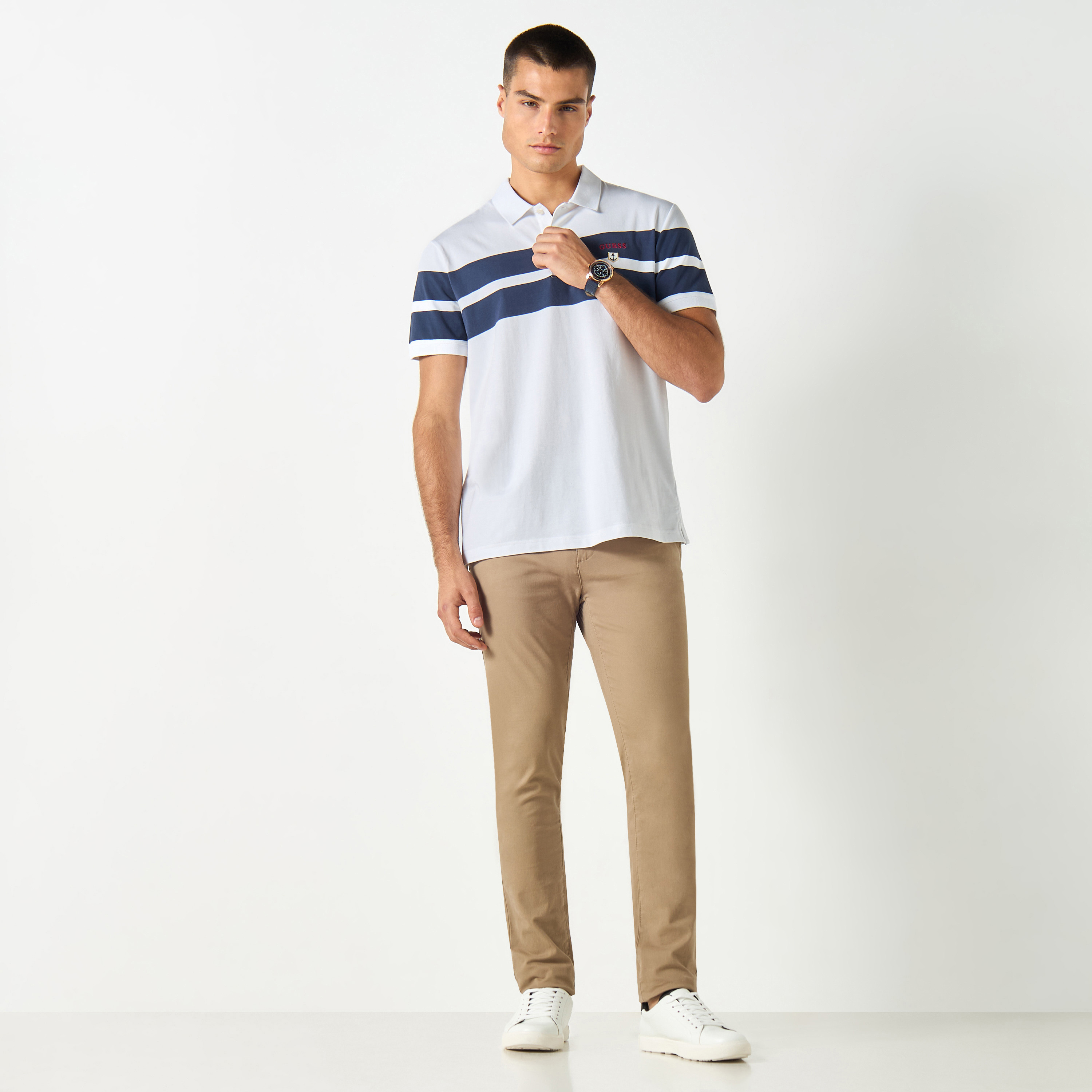 تيشيرت بولو مخطط بأكمام قصيرة من جيس-men-clothing-tshirtsandpolos-polos-image-2
