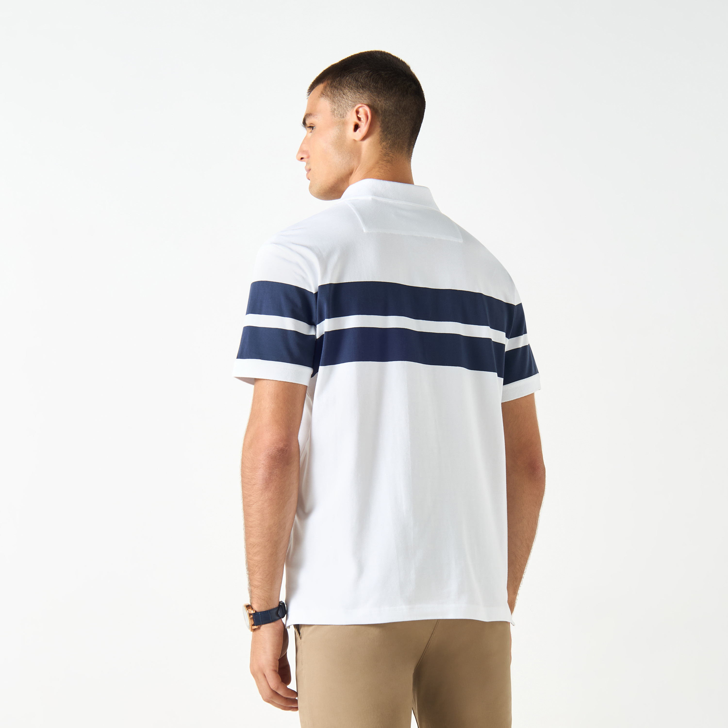 تيشيرت بولو مخطط بأكمام قصيرة من جيس-men-clothing-tshirtsandpolos-polos-image-3