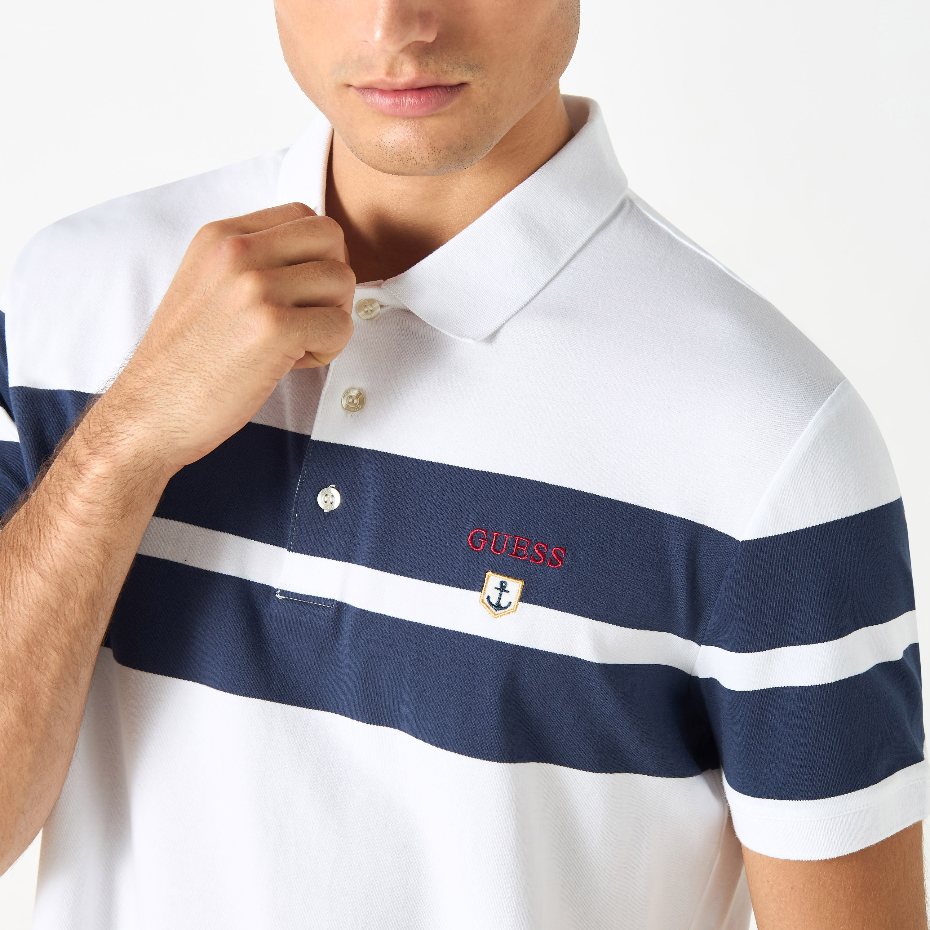 تيشيرت بولو مخطط بأكمام قصيرة من جيس-men-clothing-tshirtsandpolos-polos-image-4