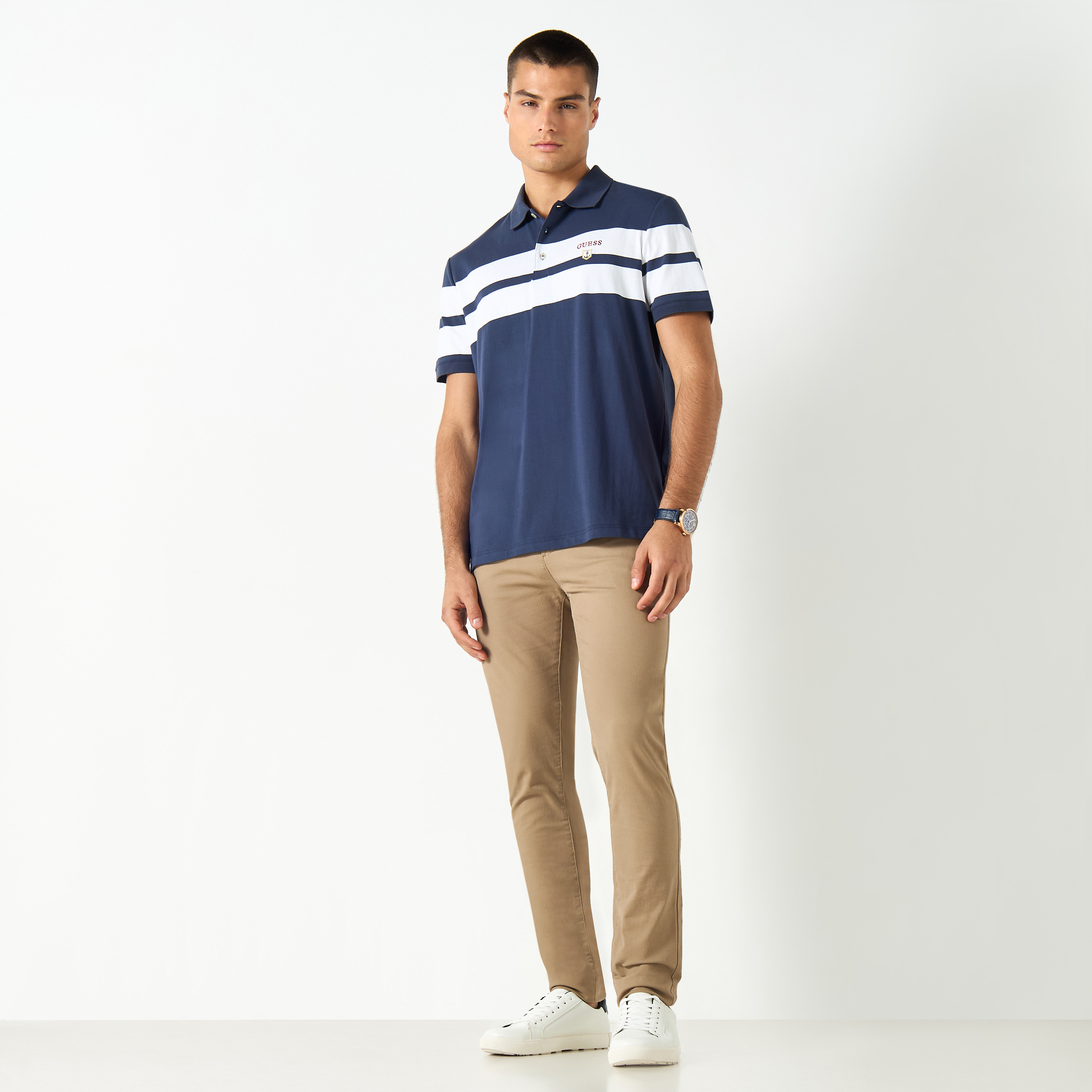 تيشيرت بولو مخطط بأكمام قصيرة من جيس-men-clothing-tshirtsandpolos-polos-image-2