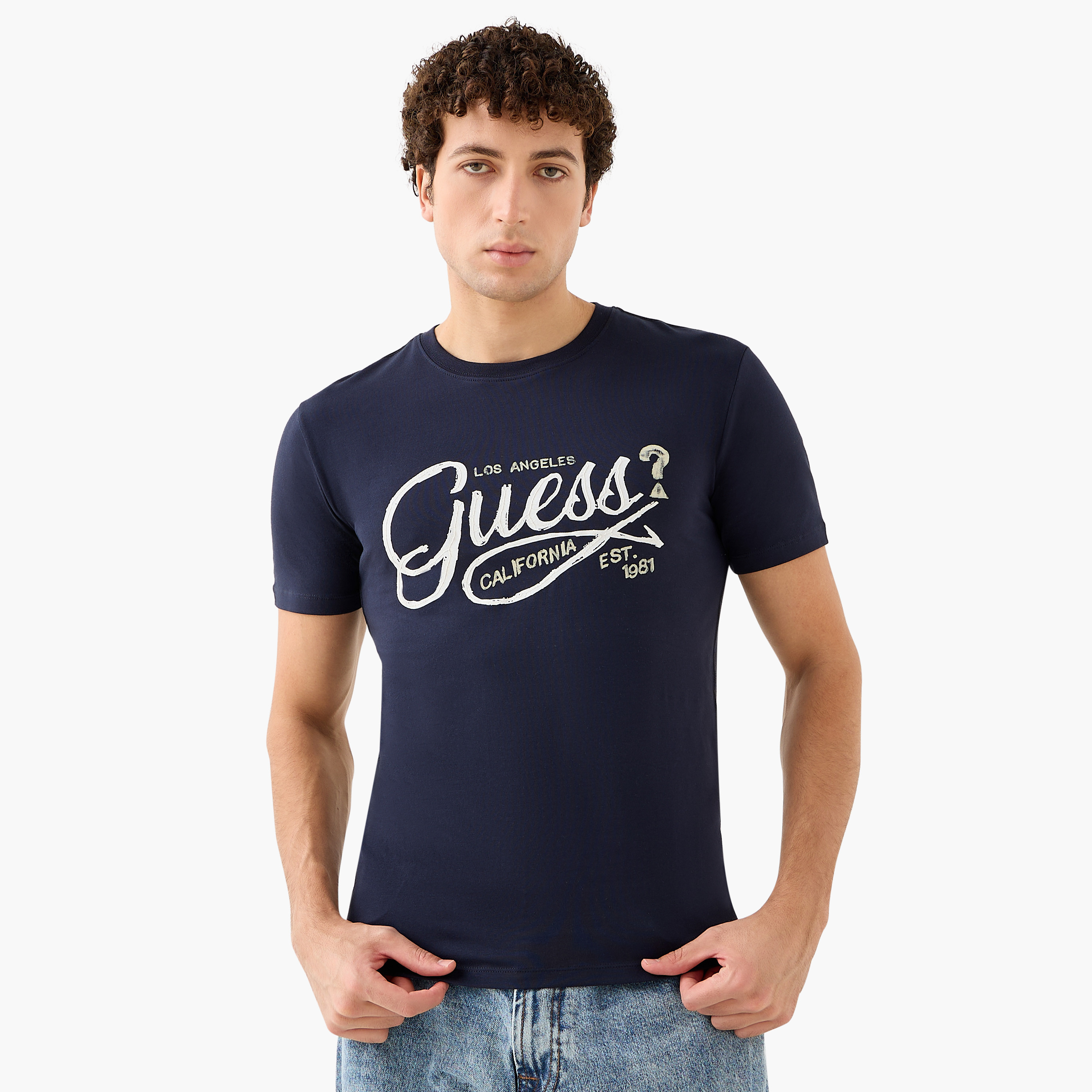 تيشيرت بأكمام قصيرة وطبعات شعار من جيس-men-clothing-tshirtsandpolos-tshirts-image-1
