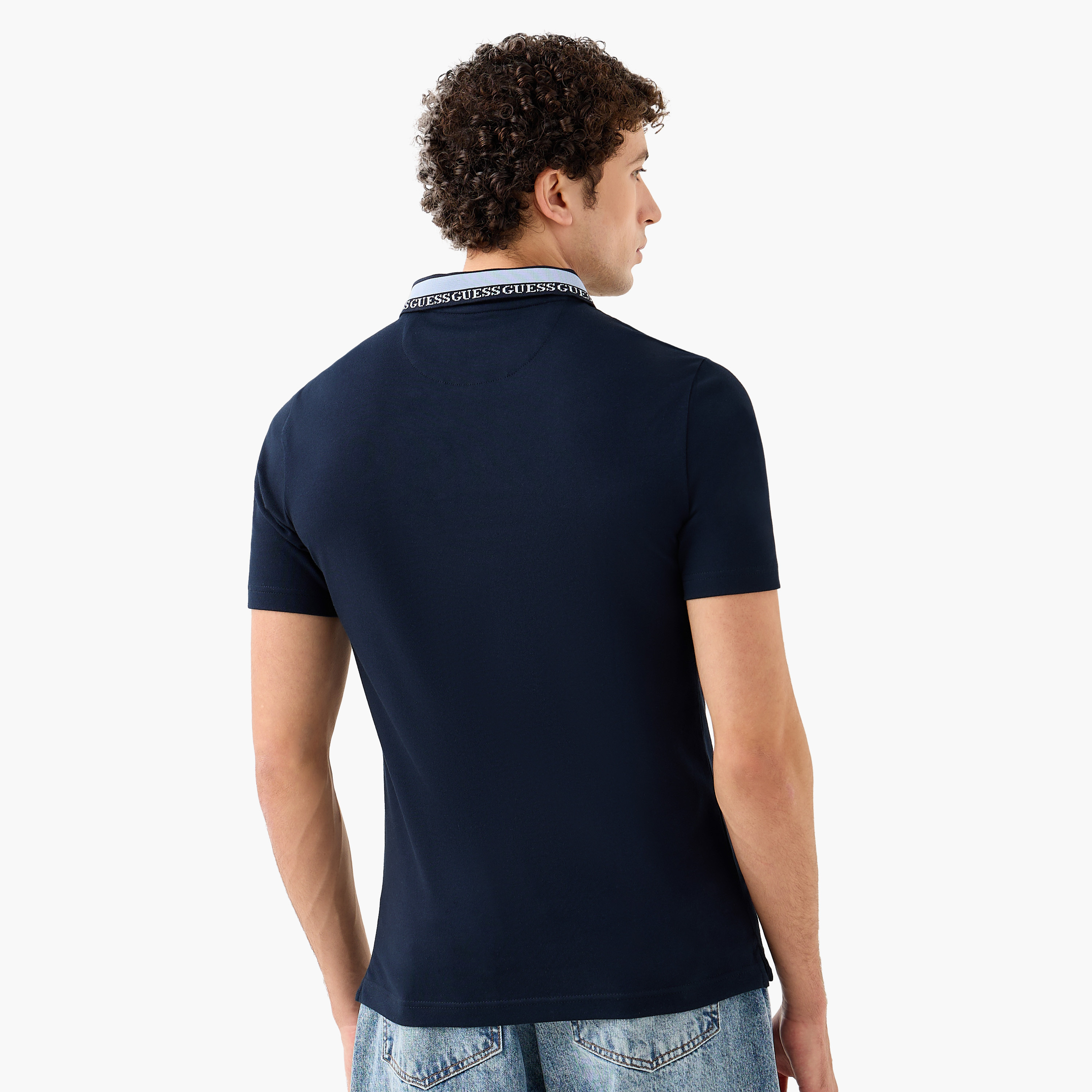 Guess Lyle Polo T-shirt with Short Sleeves-men-clothing-tshirtsandpolos-polos-image-3
