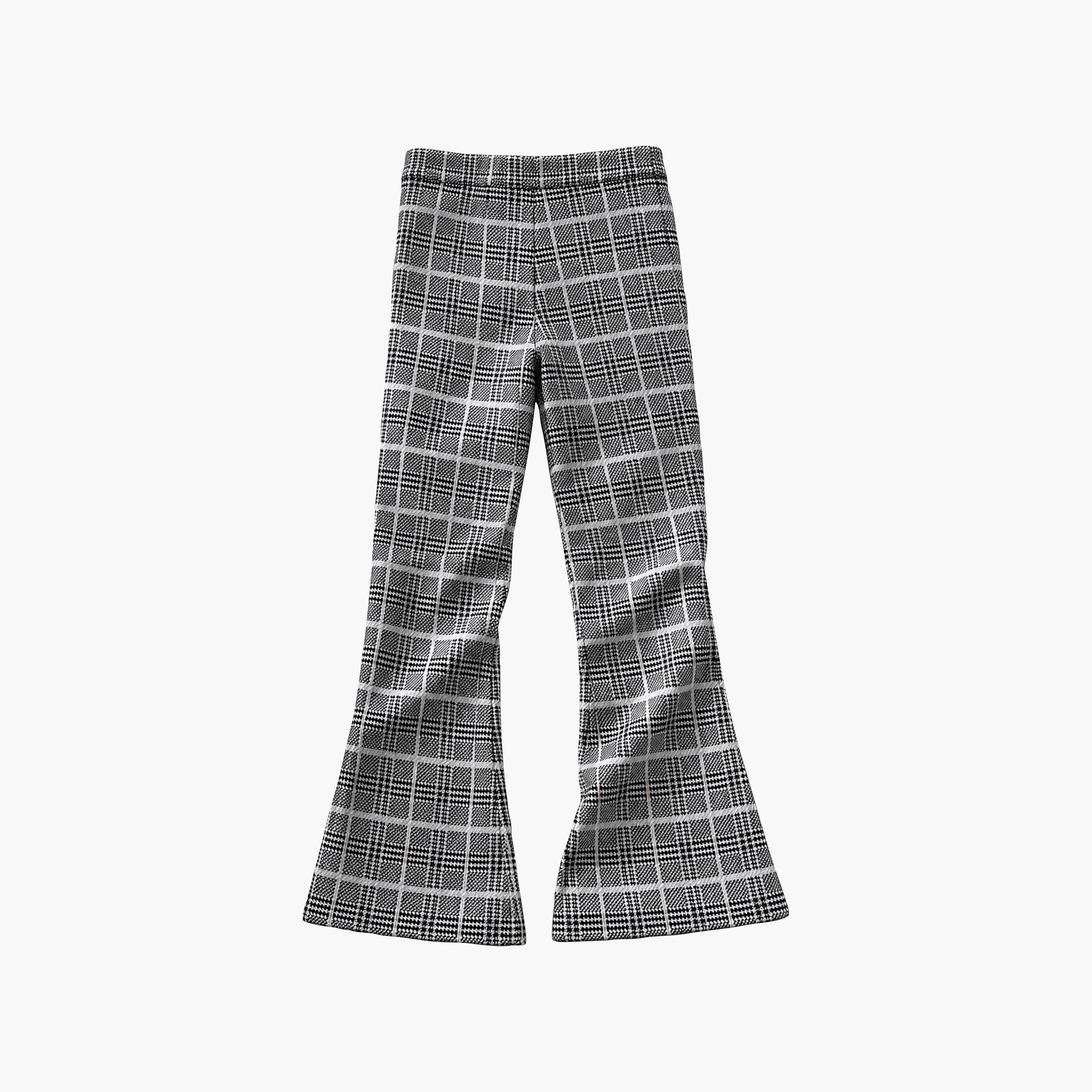 بنطلون واسع كاروهات بخصر مرن من ديركجي-girls-clothing-bottoms-joggersandtrackpants-image-4