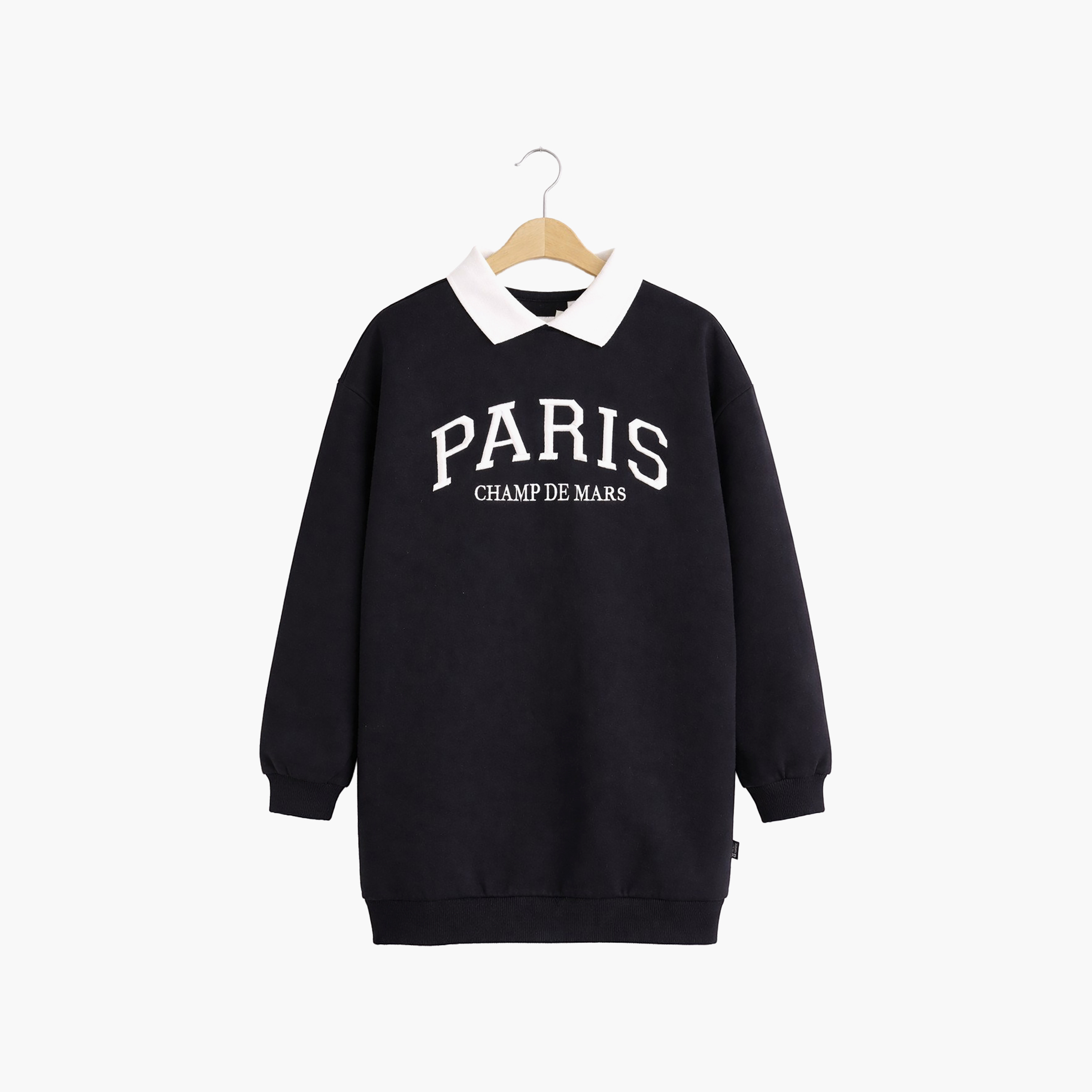 No Way Monday Long Sleeves Paris Printed Collared Sweatshirt-girls-clothing-sweatshirts-image-6