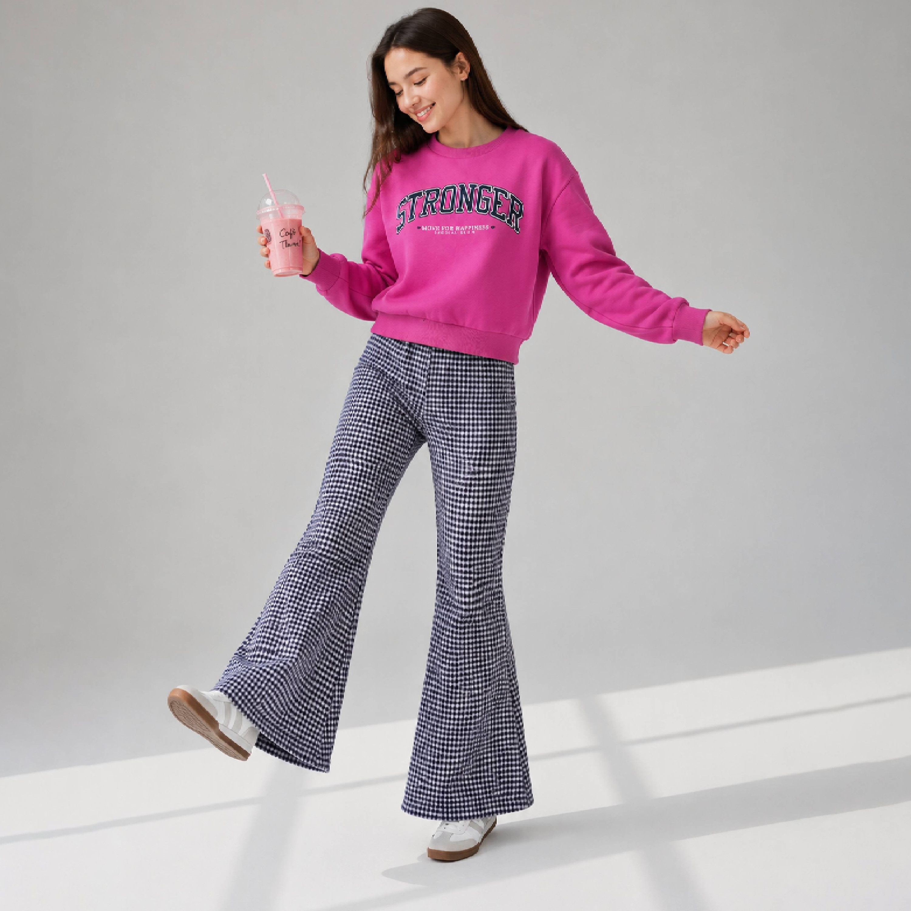 Dirkje Long Sleeves Stronger Embroidered Sweatshirt-girls-clothing-sweatshirts-image-3