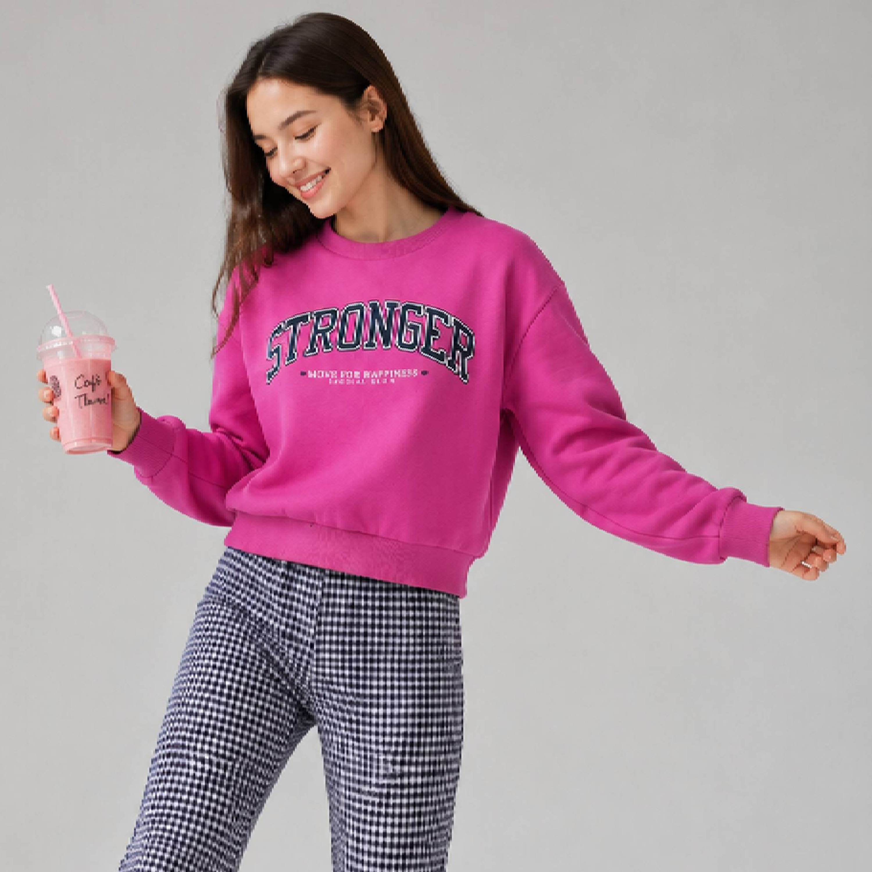 Dirkje Long Sleeves Stronger Embroidered Sweatshirt-girls-clothing-sweatshirts-image-4