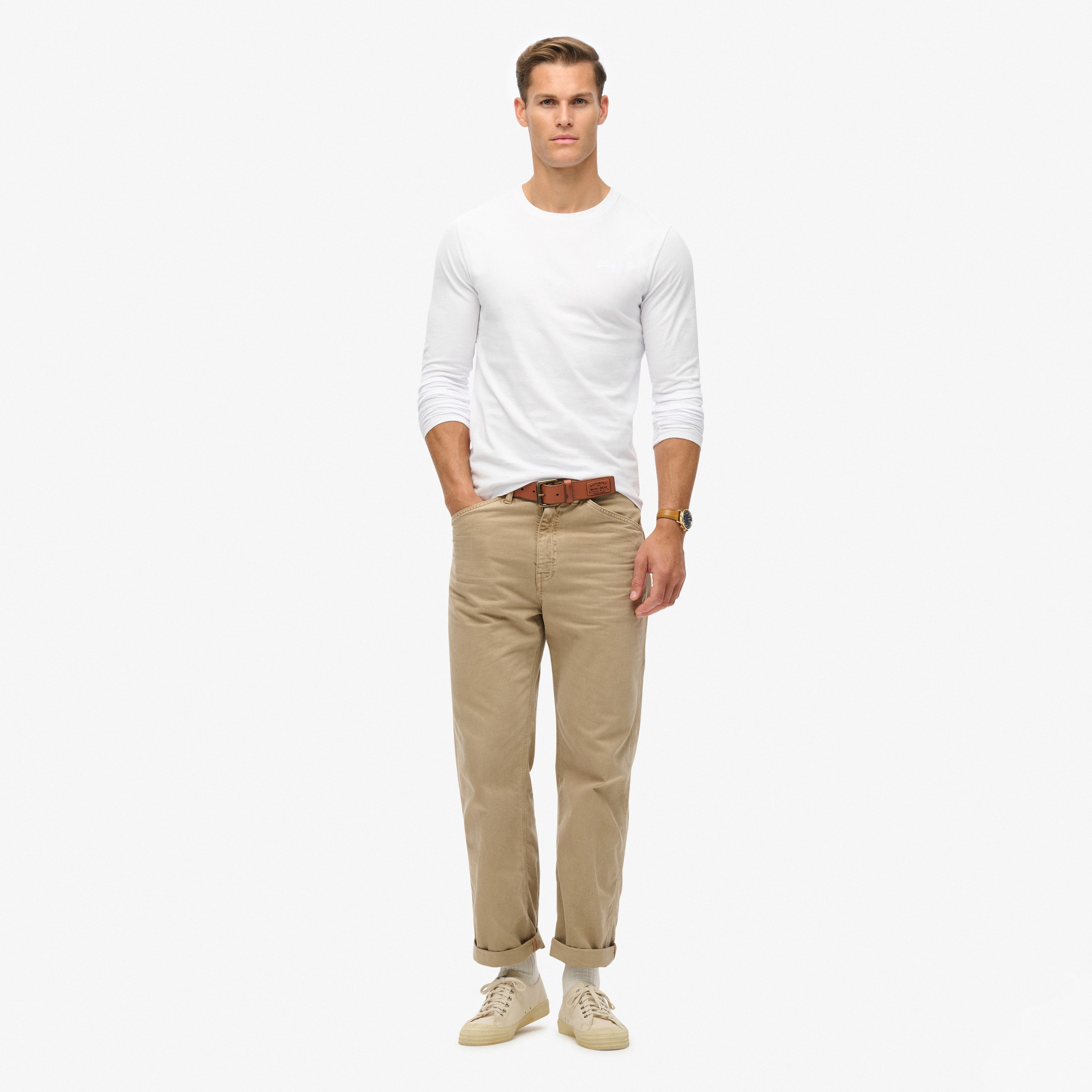 تي شيرت جيرسي رجالي سادة برقبة دائرية وأكمام قصيرة من سوبردراي-men-clothing-tshirtsandpolos-tshirts-image-2