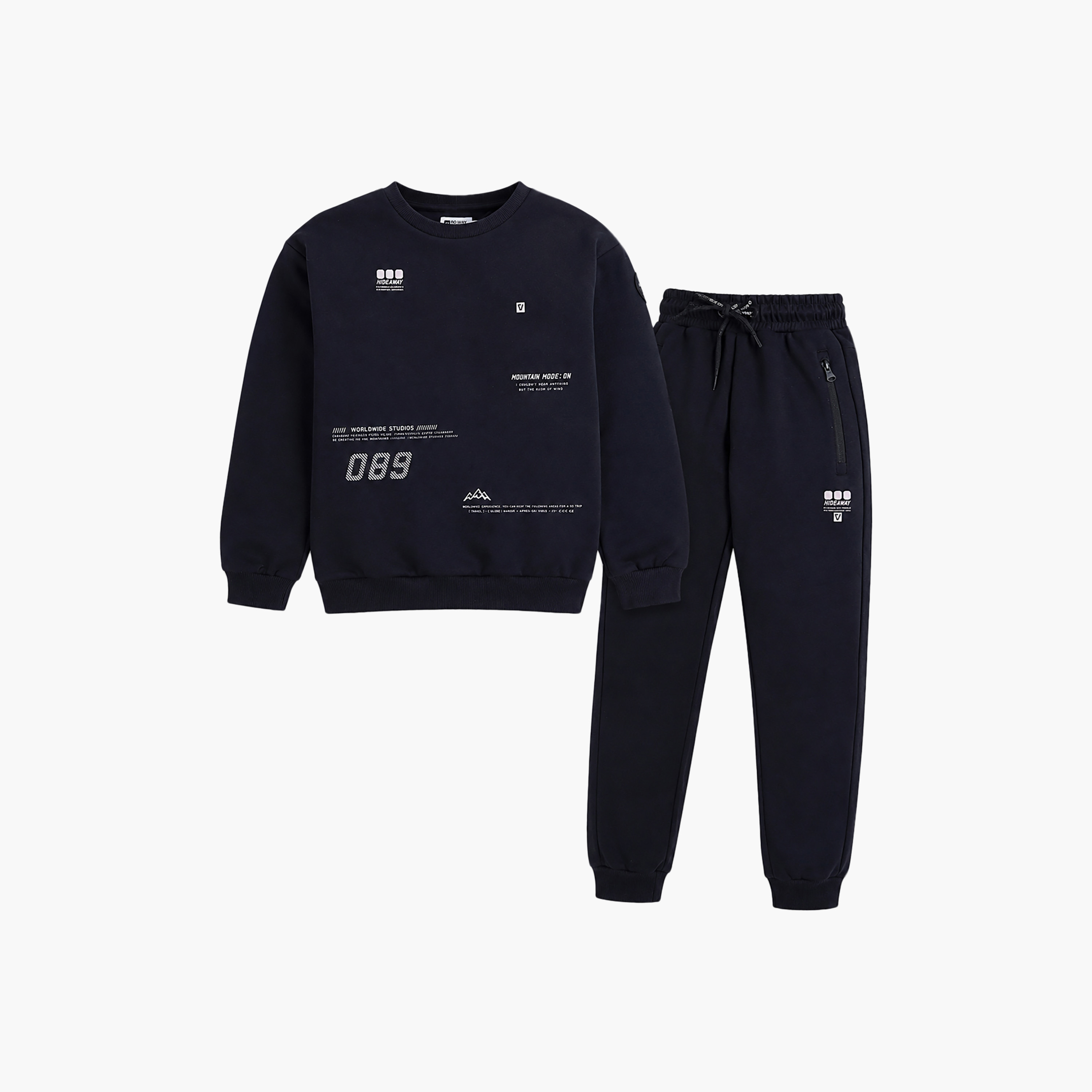 طقم سويت شيرت مطبوع بأكمام طويلة وبنطال جوجر من ديركجي-boys-clothing-setsandcoords-image-5