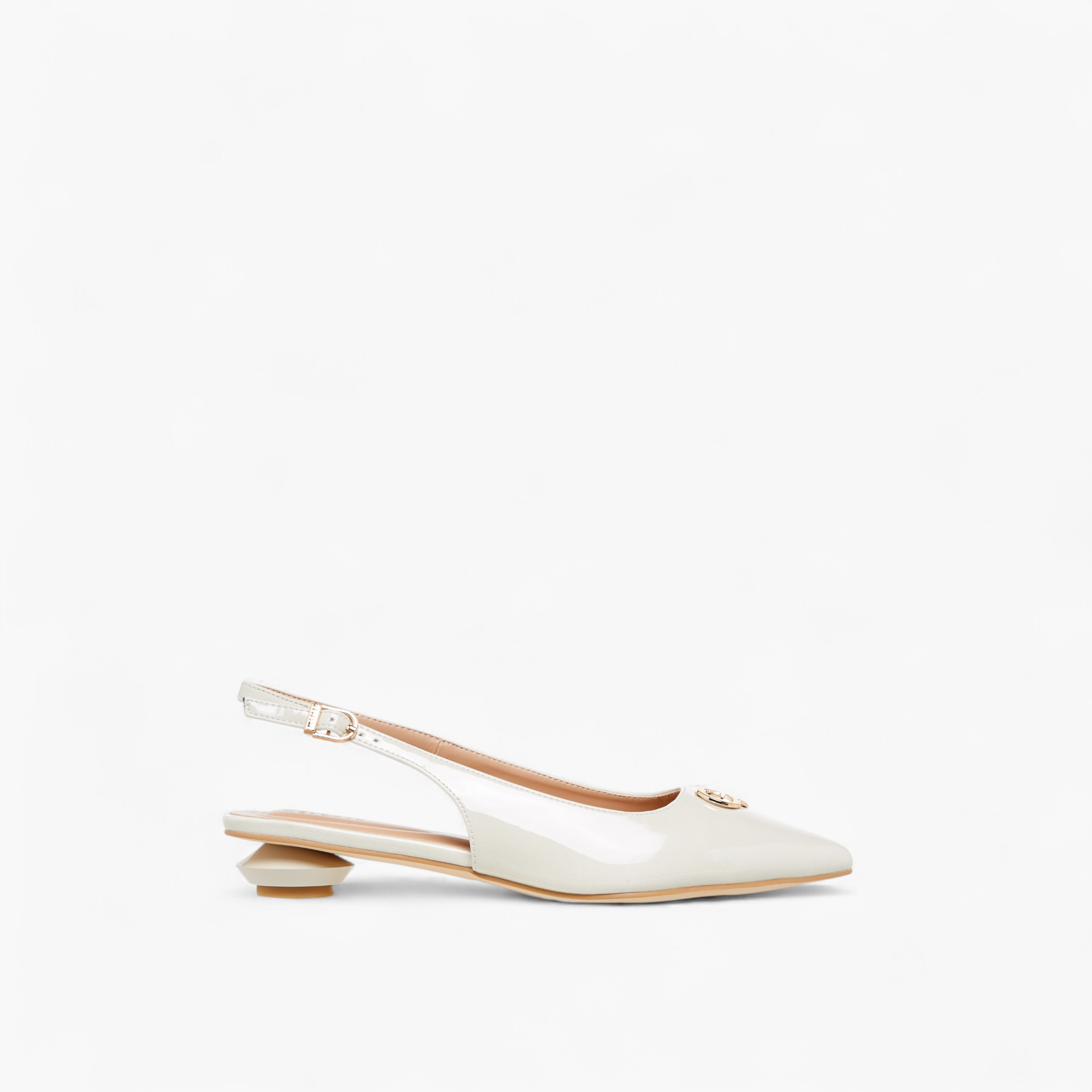 Celeste Women's Metal Accent Pointed Shoes with Buckle Closure-women-shoes-heels-image-3
