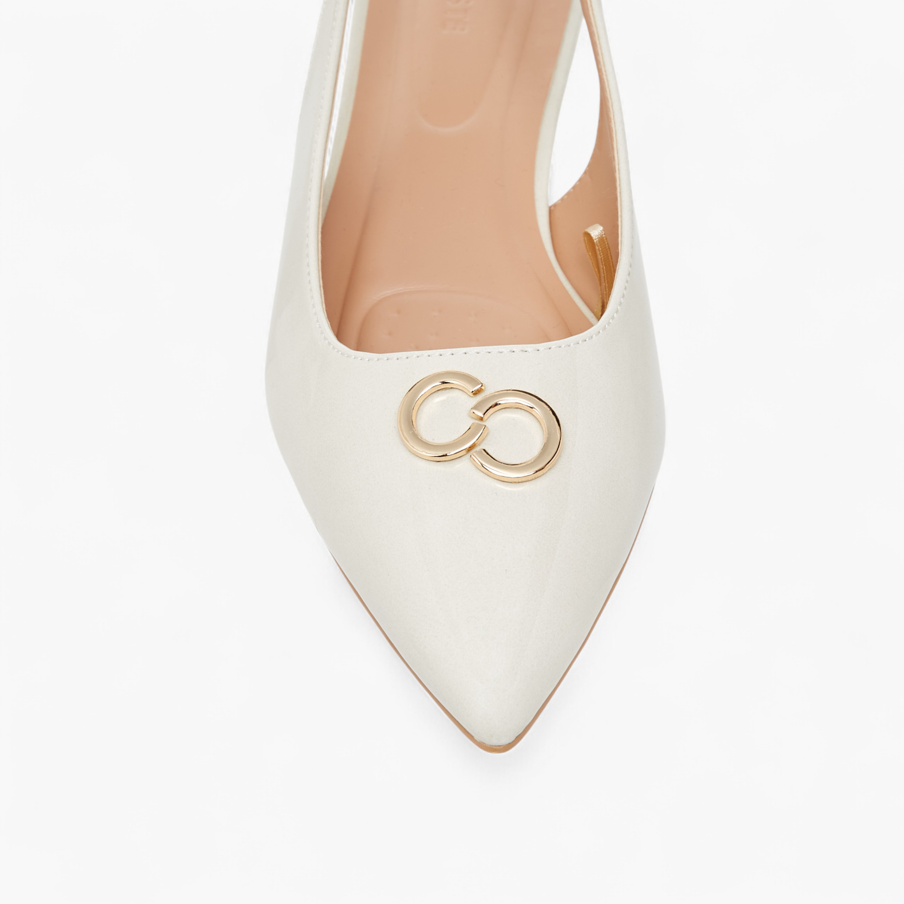 Celeste Women's Metal Accent Pointed Shoes with Buckle Closure-women-shoes-heels-image-4