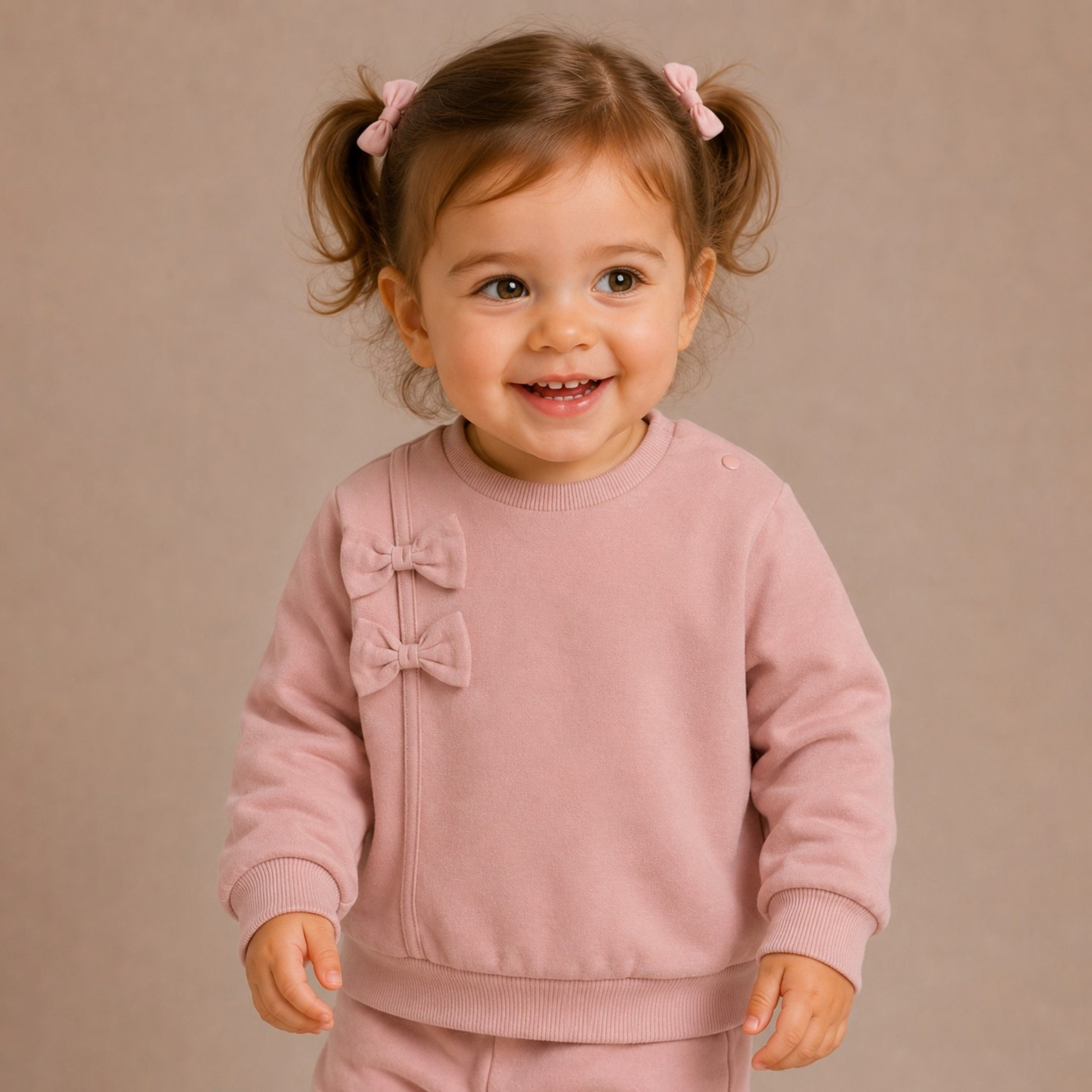 Dirkje Long Sleeves Solid Sweatshirt & Joggers Set-baby-girls-clothing-setsandcoords-image-2