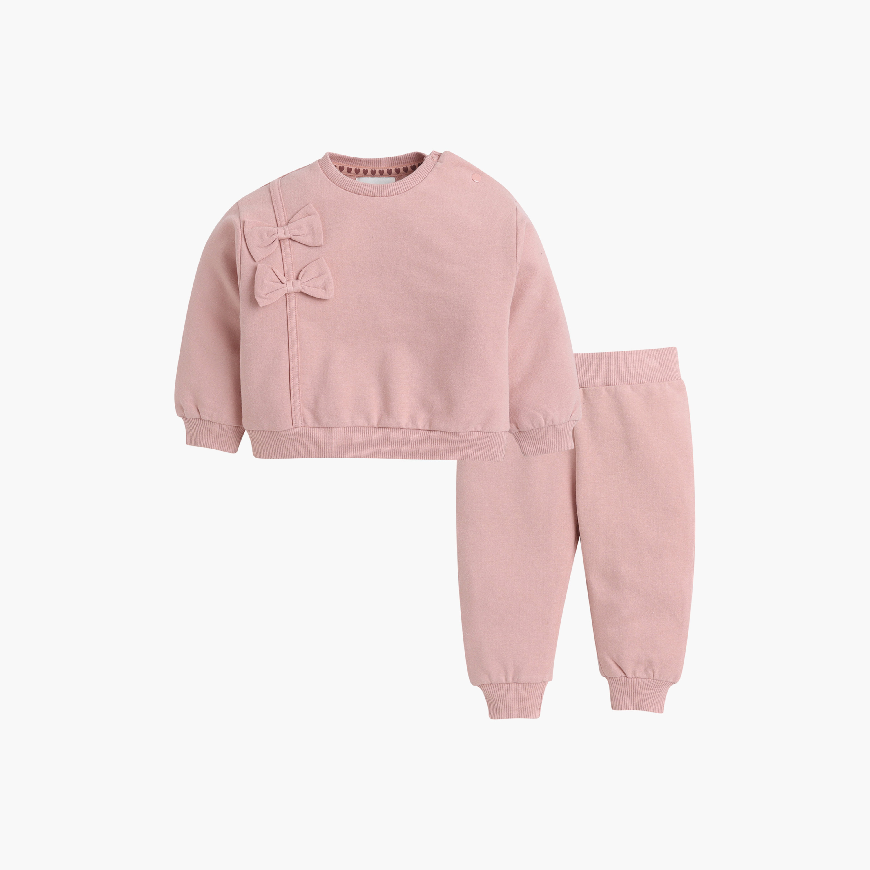 Dirkje Long Sleeves Solid Sweatshirt & Joggers Set-baby-girls-clothing-setsandcoords-image-3