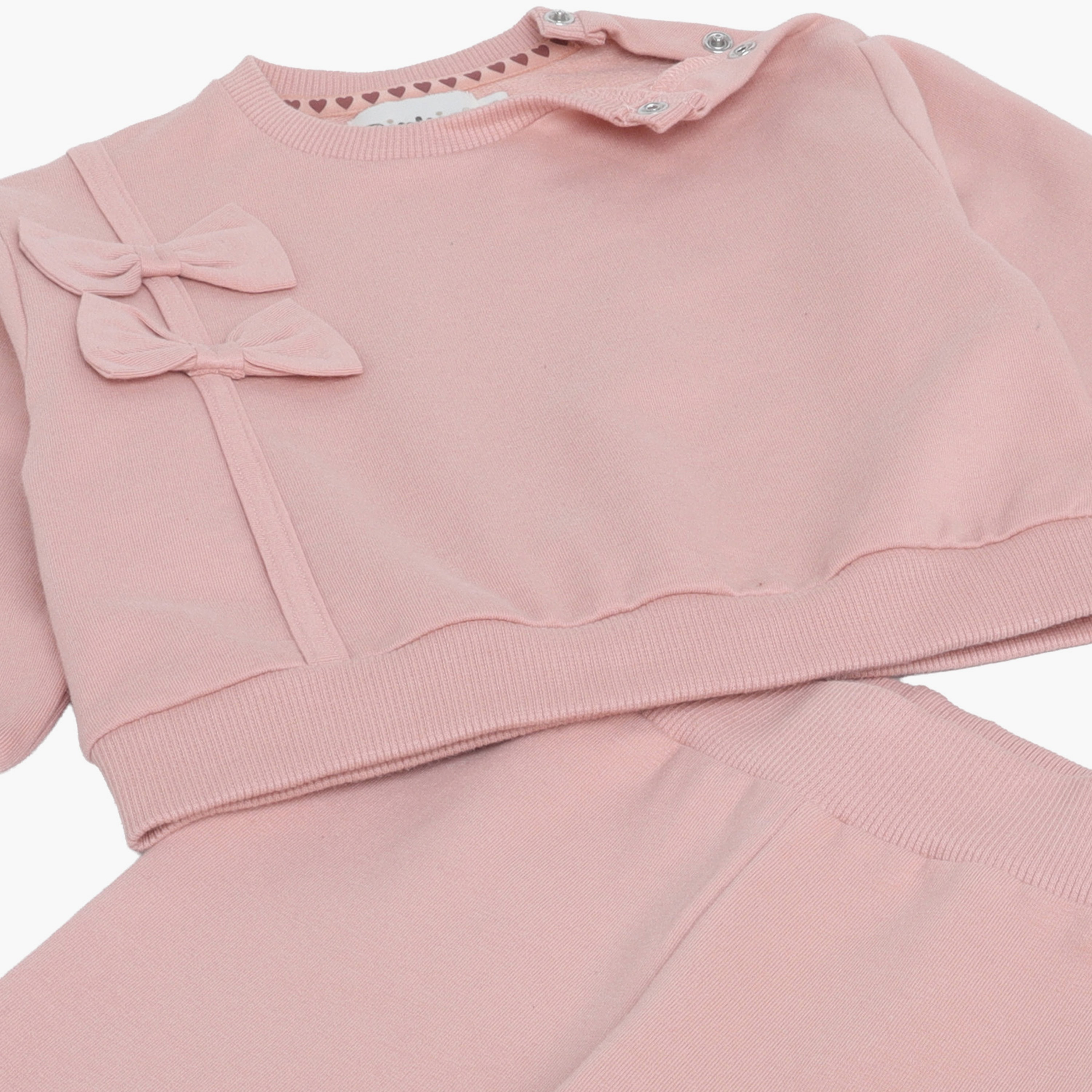 Dirkje Long Sleeves Solid Sweatshirt & Joggers Set-baby-girls-clothing-setsandcoords-image-6