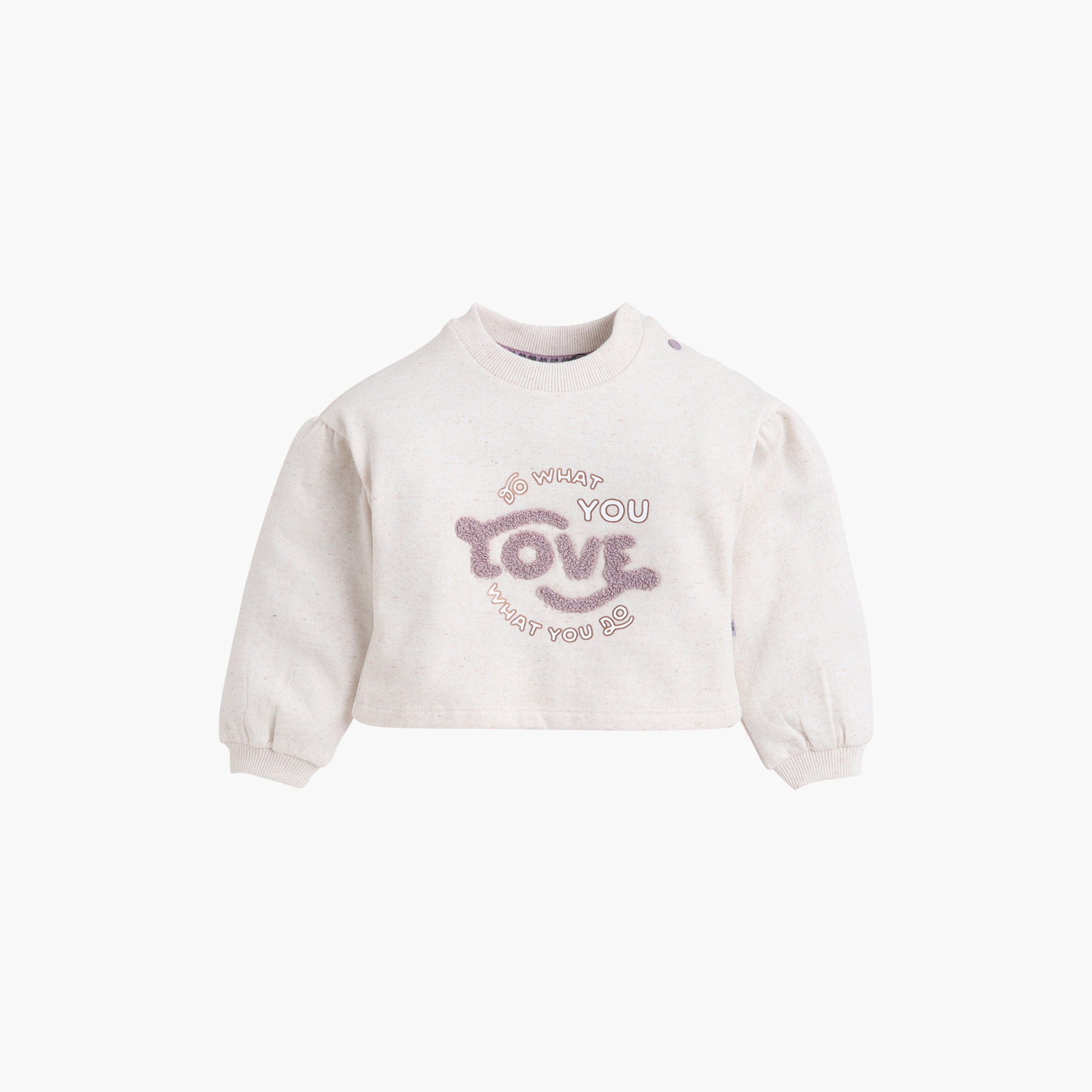 طقم بلوزة مطبوعة بعبارة (Do What You Love) وبنطلون ليغينغ واسع من ديركجي-baby-girls-clothing-setsandcoords-image-5