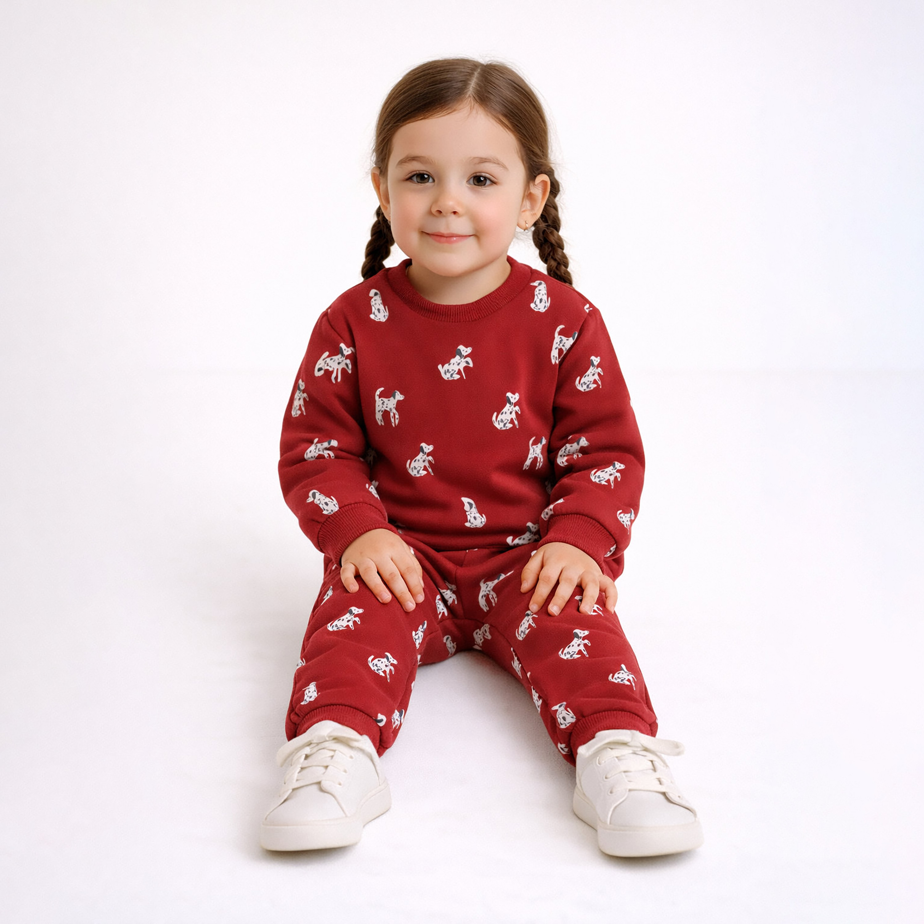 Dirkje Long Sleeves Printed Sweatshirt & Joggers Set-baby-girls-clothing-setsandcoords-image-2