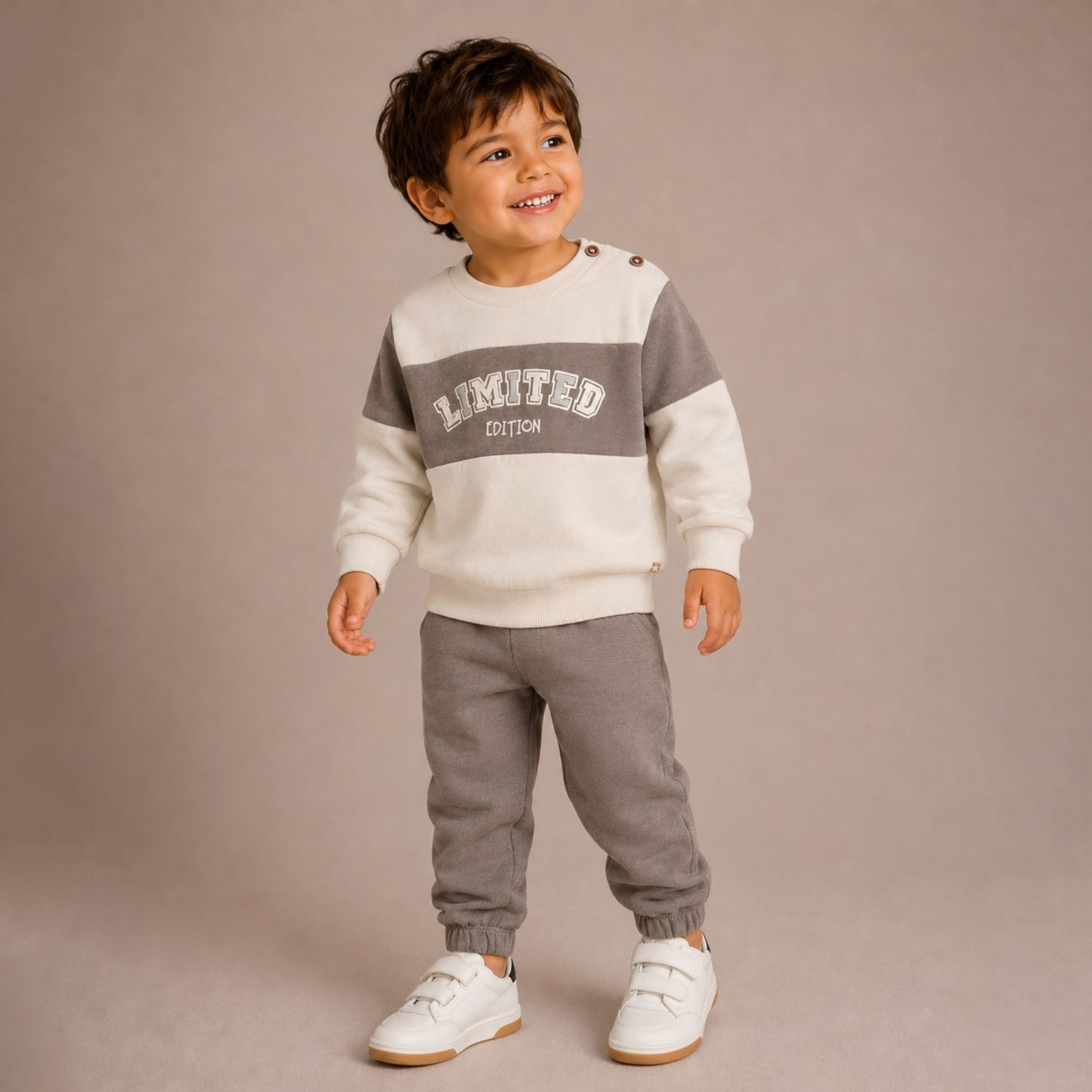 Dirkje Long Sleeves Limited Edition Printed Sweatshirt & Joggers Set-baby-boys-clothing-setsandcoords-image-1
