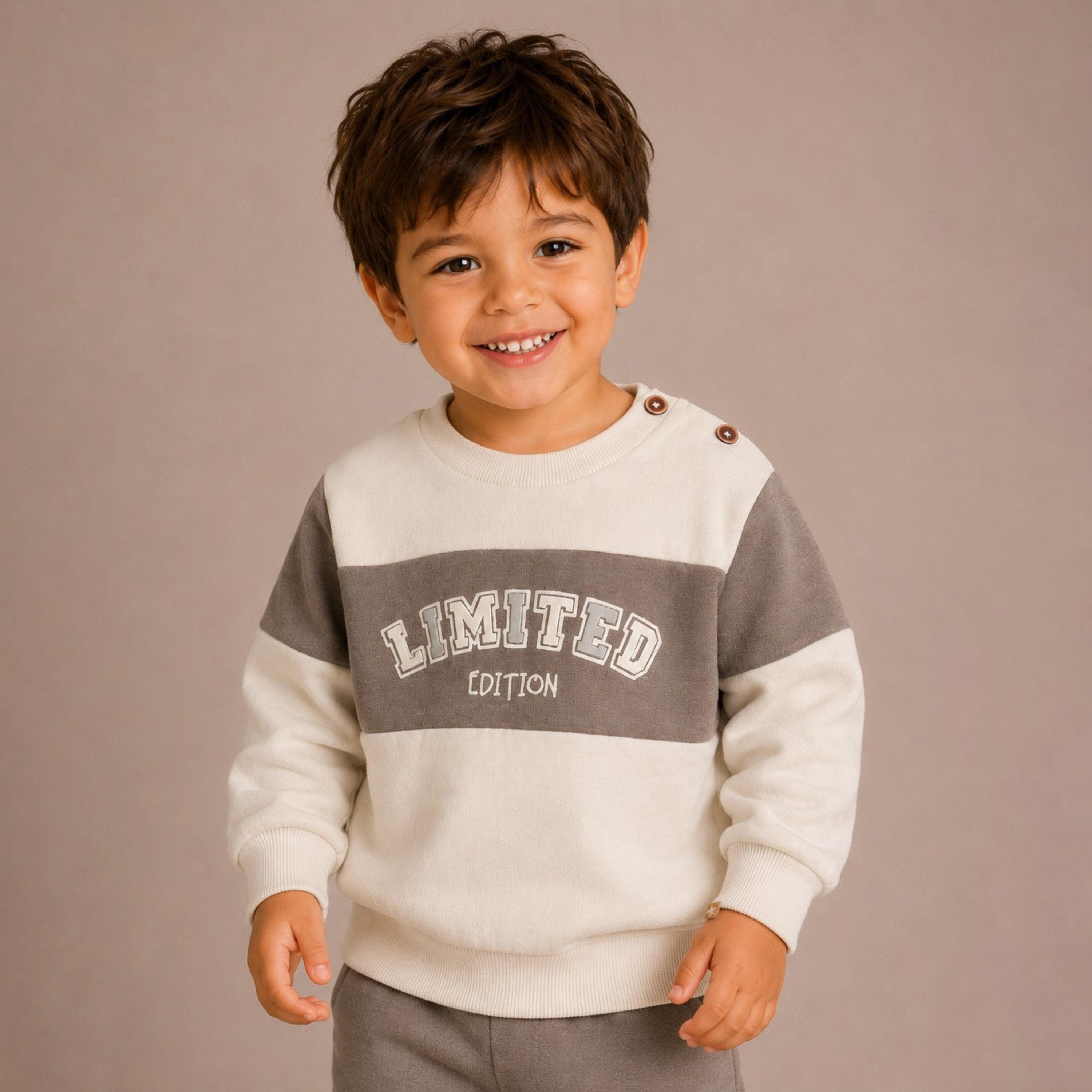 Dirkje Long Sleeves Limited Edition Printed Sweatshirt & Joggers Set-baby-boys-clothing-setsandcoords-image-2