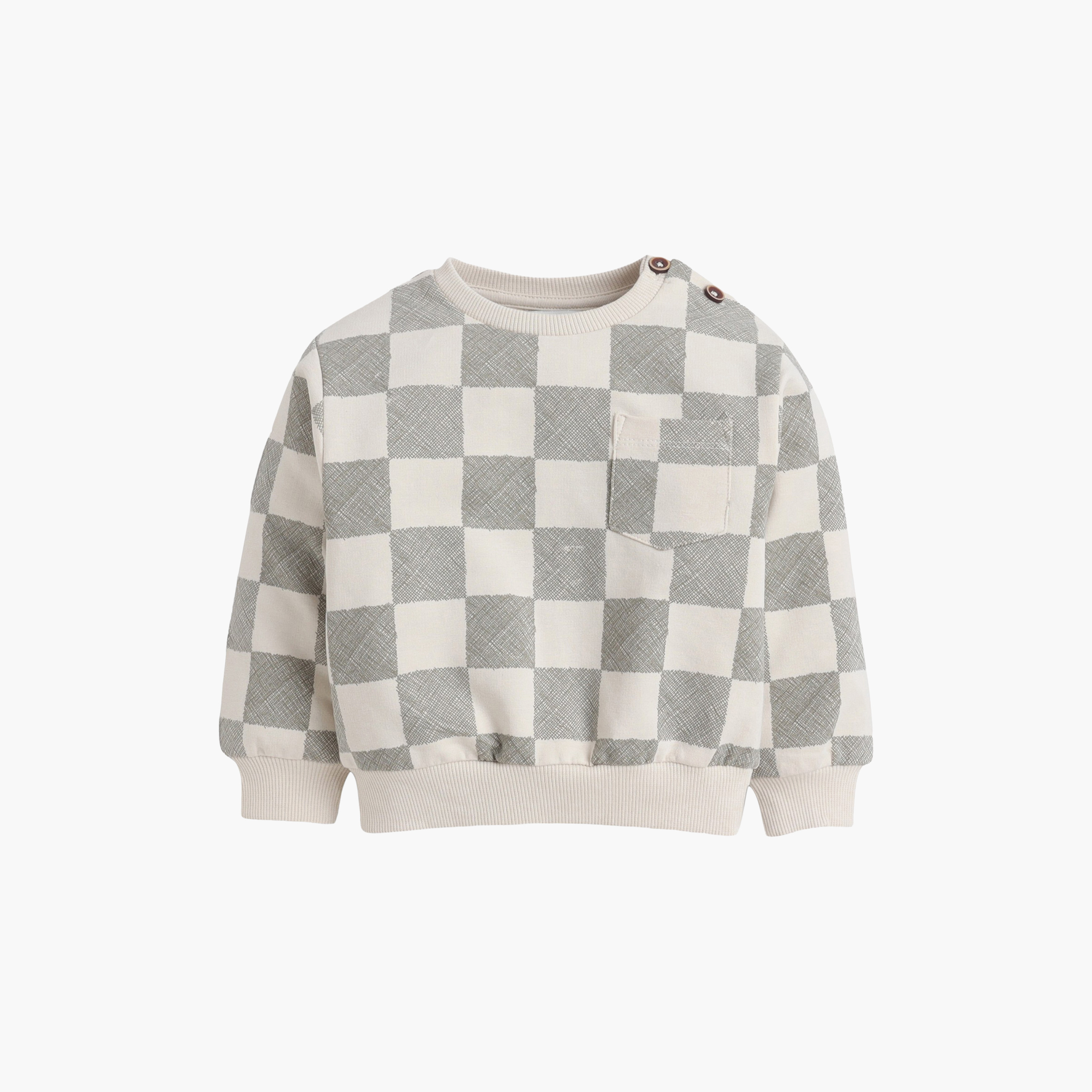 Dirkje Long Sleeves Checked Sweatshirt & Joggers Set-boys-clothing-setsandcoords-image-5