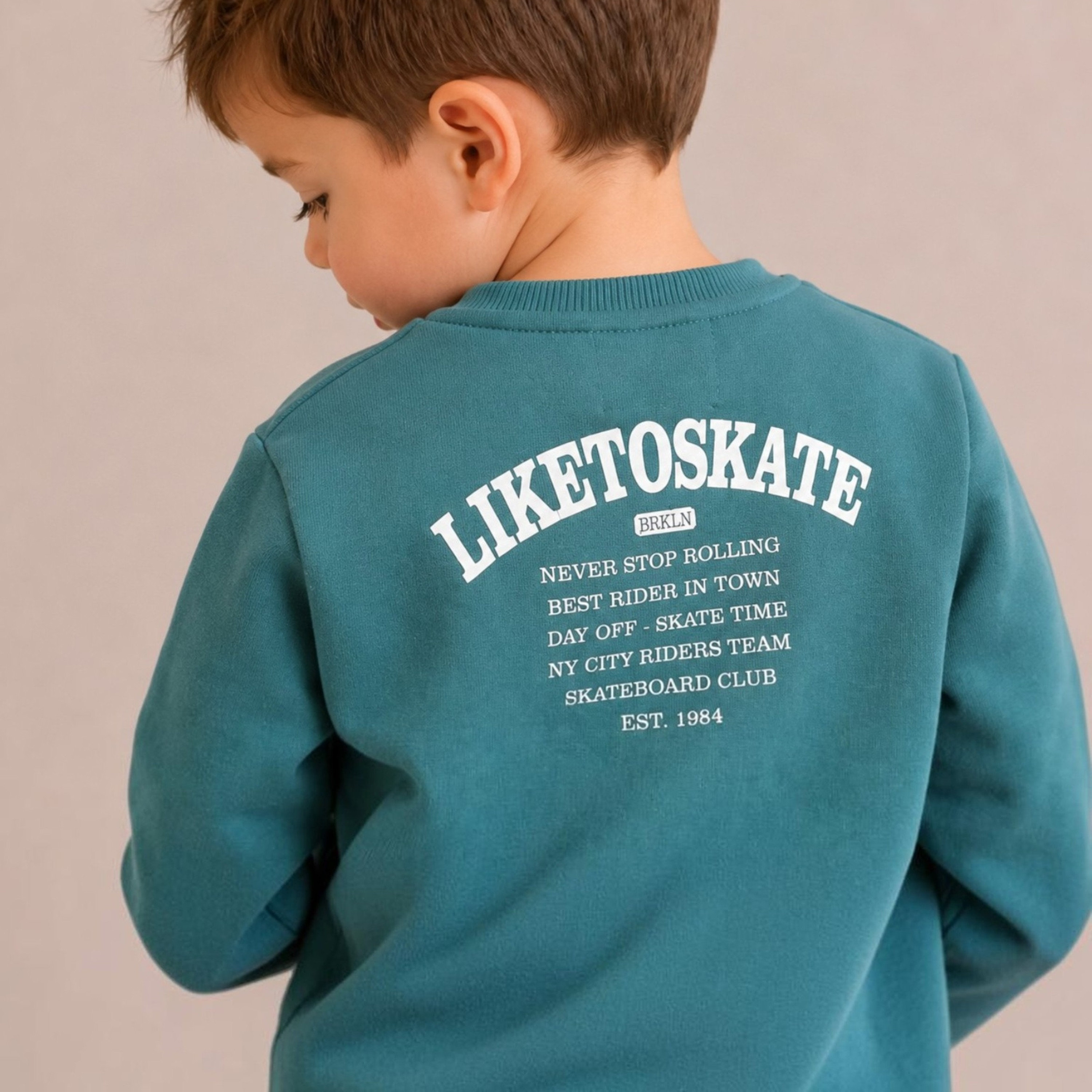 طقم سويت شيرت بأكمام طويلة بطبعة (07 Legendary League) وبنطلون جوغر من ديركجي-baby-boys-clothing-setsandcoords-image-3