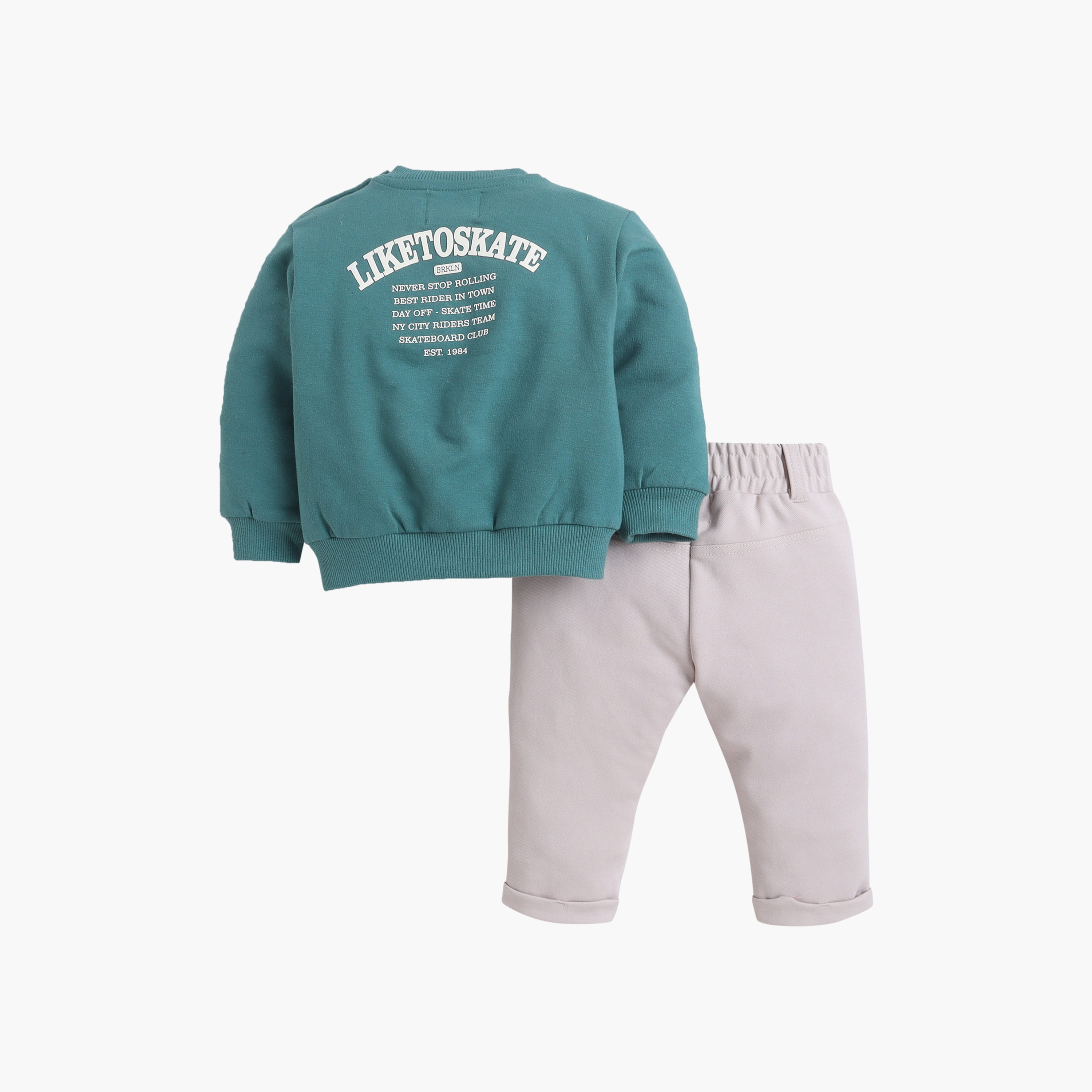 طقم سويت شيرت بأكمام طويلة بطبعة (07 Legendary League) وبنطلون جوغر من ديركجي-baby-boys-clothing-setsandcoords-image-5